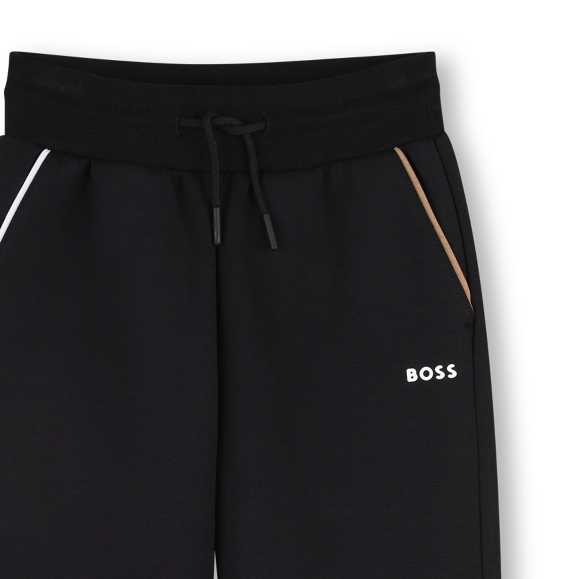 Boys Black Cotton Trousers