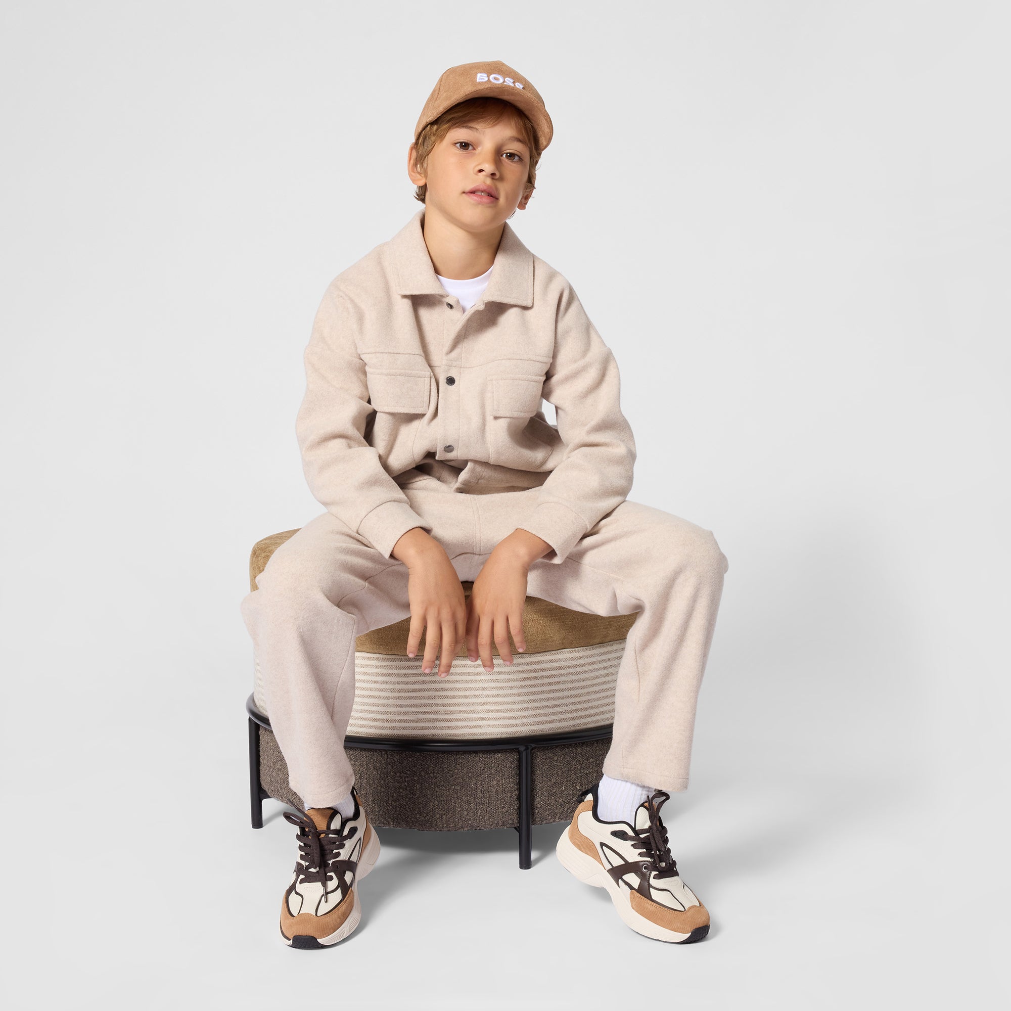 Boys Beige Jacket