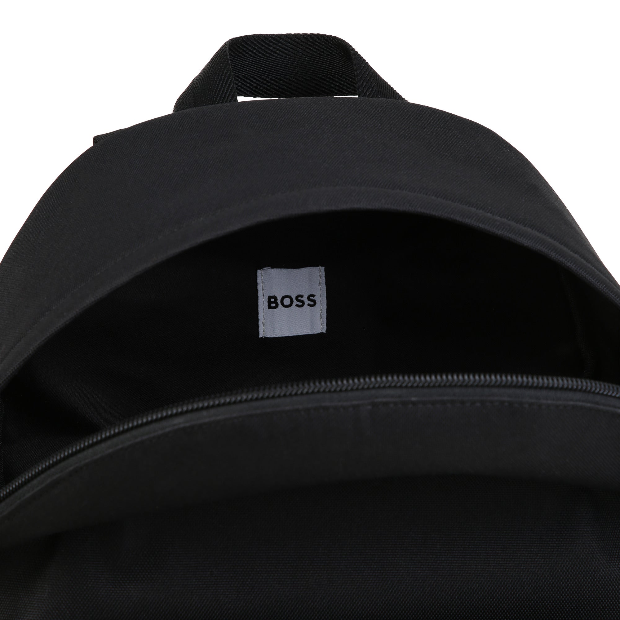 Boys Black Logo Backpack(38.5 x 30 x 14cm)