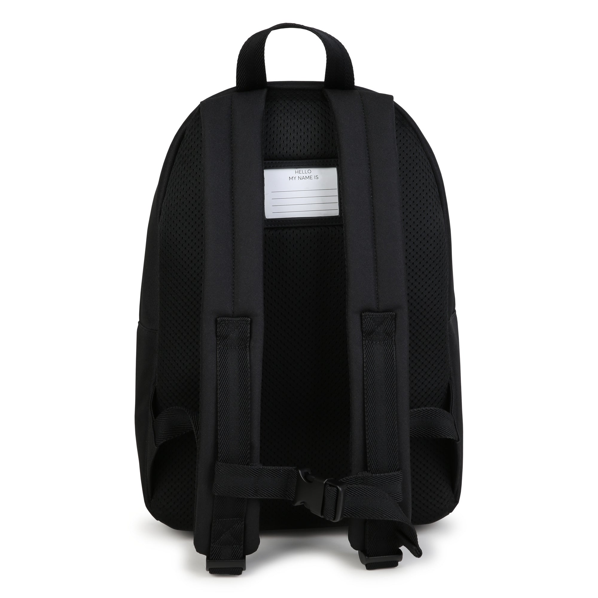 Boys Black Logo Backpack(38.5 x 30 x 14cm)