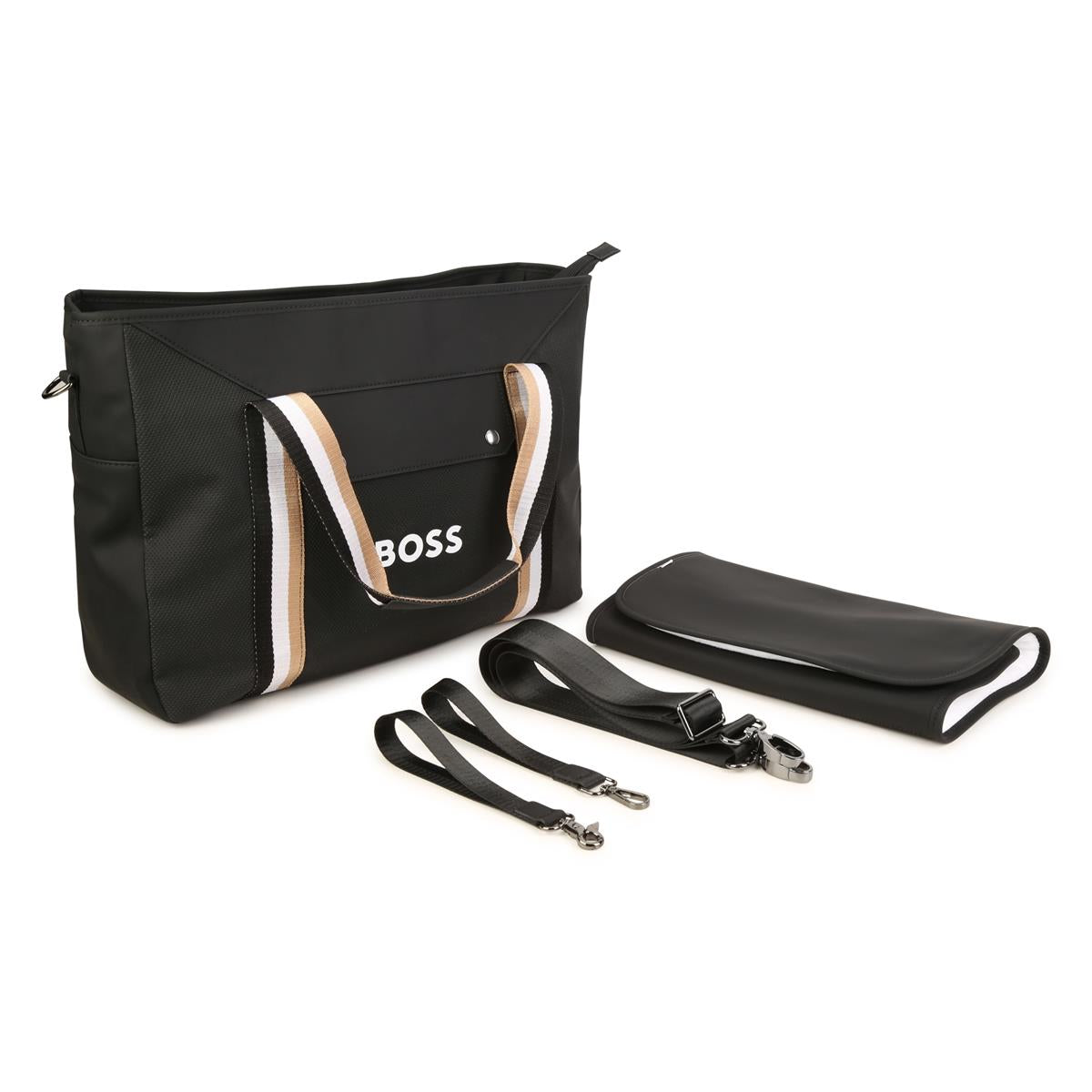 Boys & Girls Black Logo Handbag(31x42x14cm)