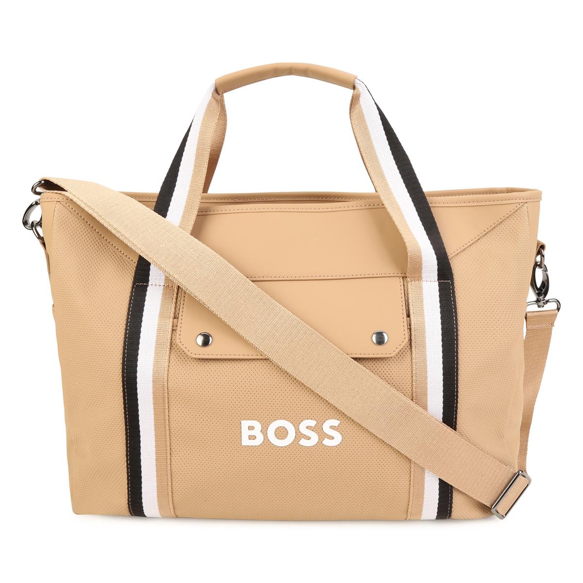 Boys & Girls Beige Logo Handbag(31x42x14cm)
