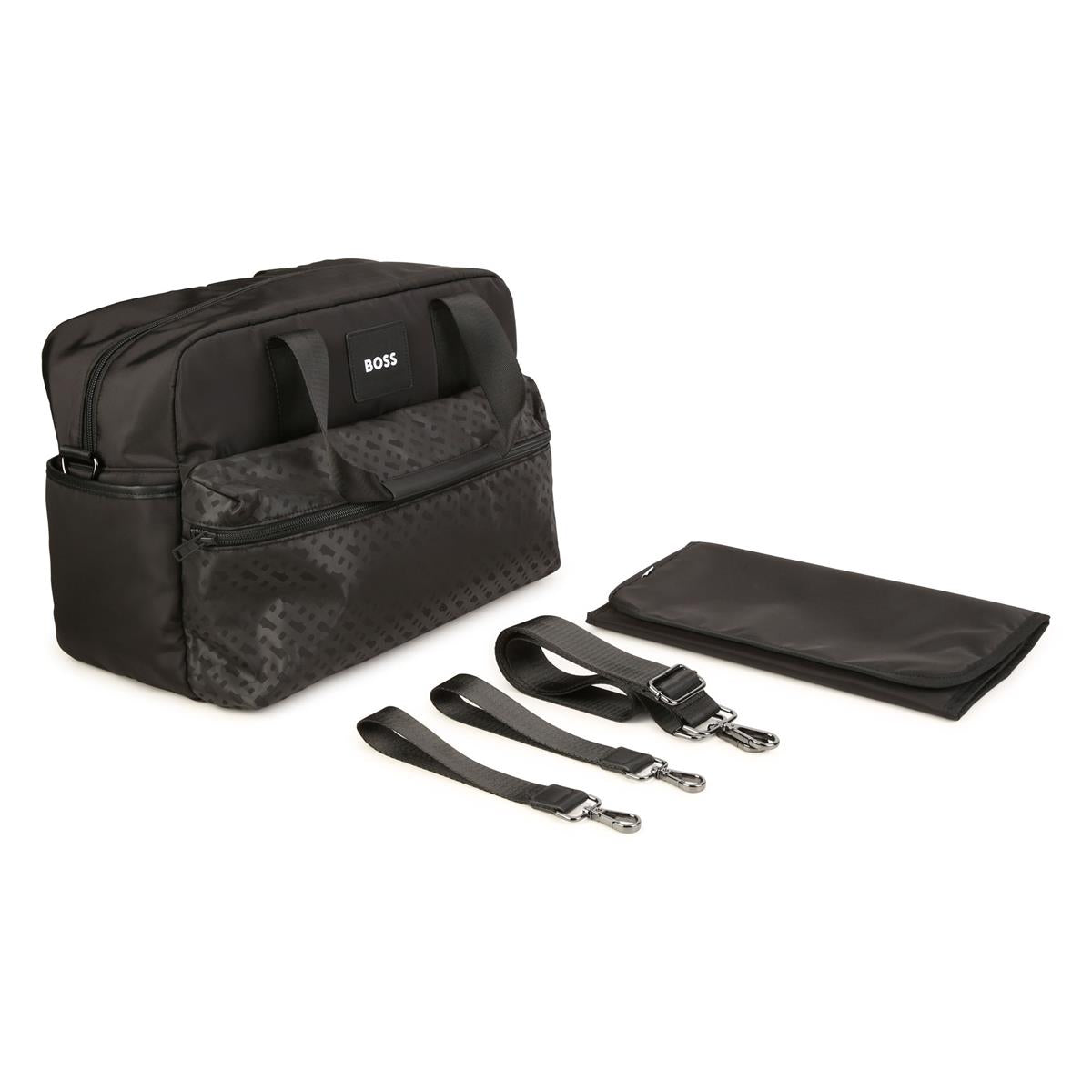 Boys & Girls Black Logo Handbag(29x40x17cm)