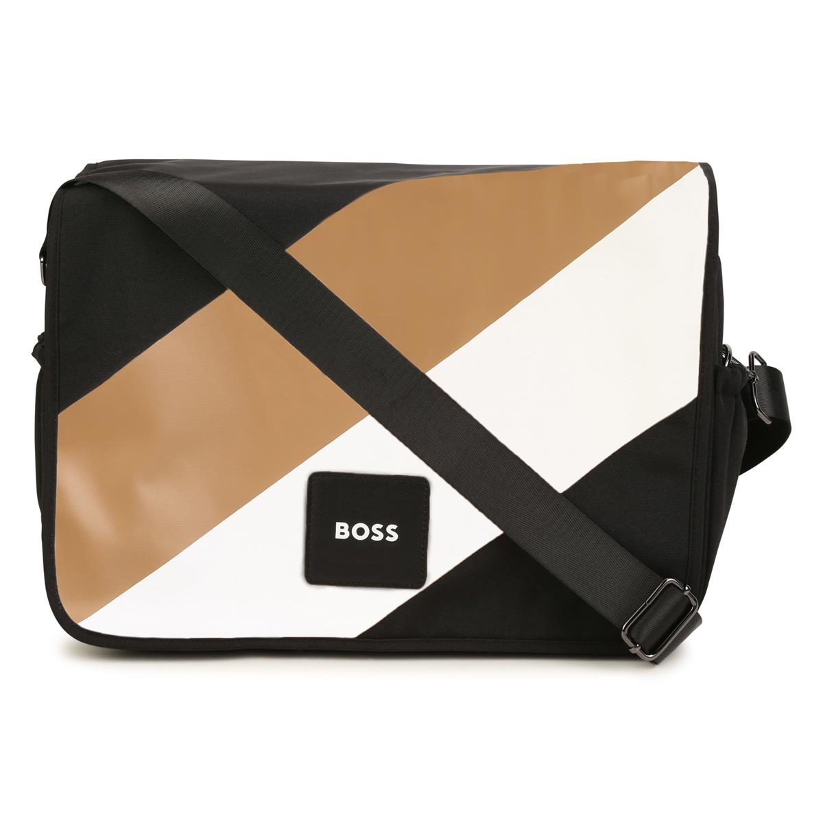 Boys & Girls Black Logo Handbag(37x26x14cm)