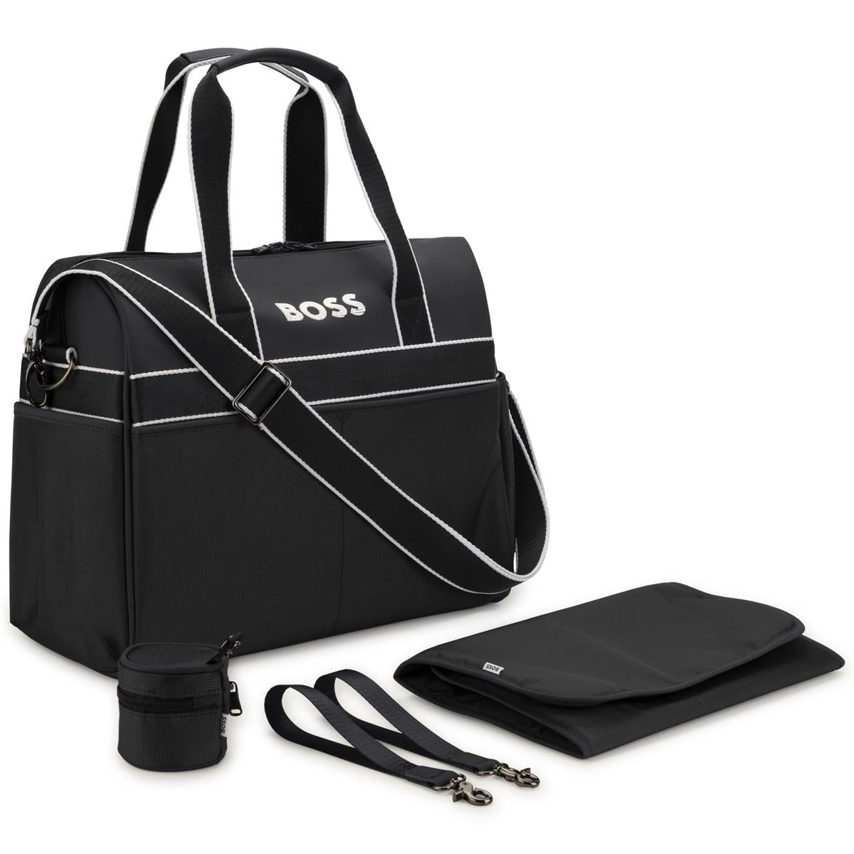 Boys & Girls Black Logo Handbag(32x40x15cm)