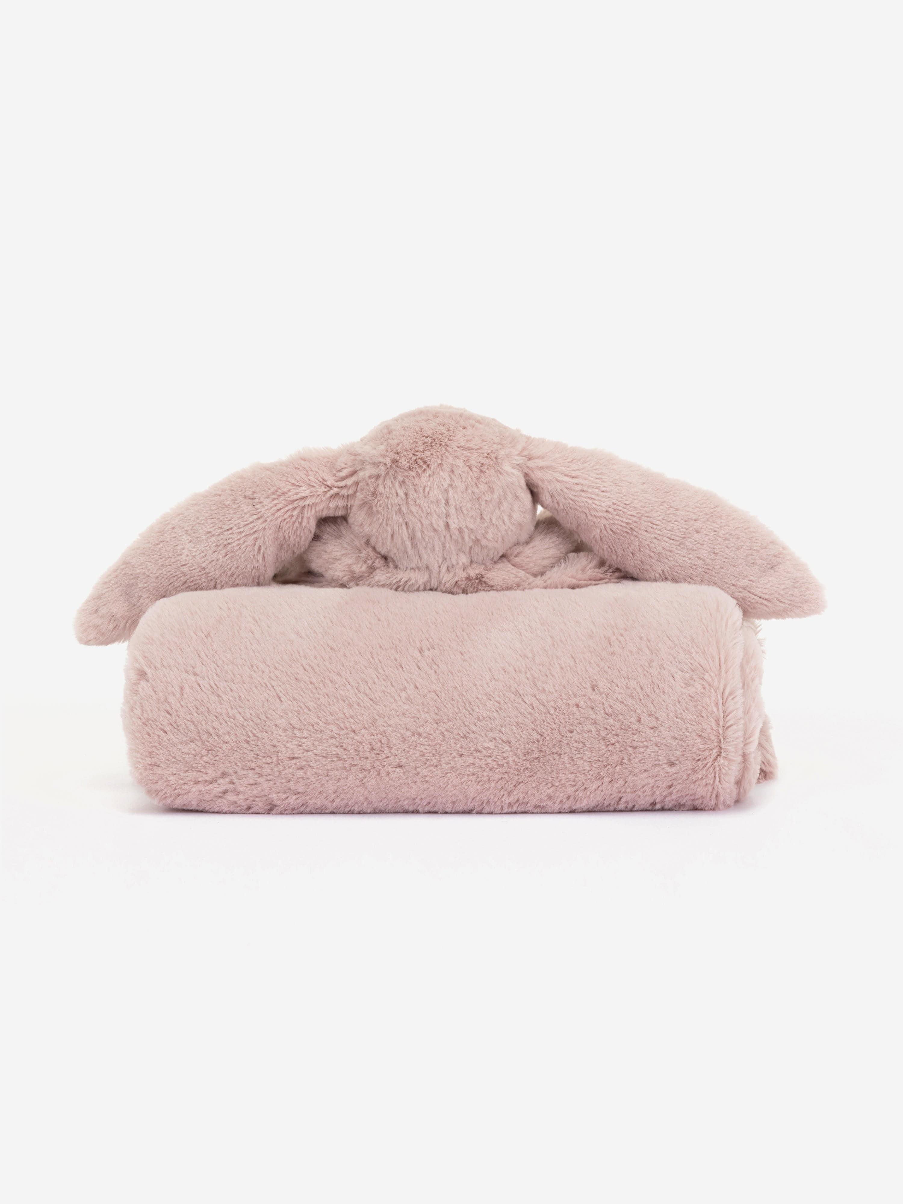 Bashful Luxe Rosa Bunny Blanket in Purple (70 CM)