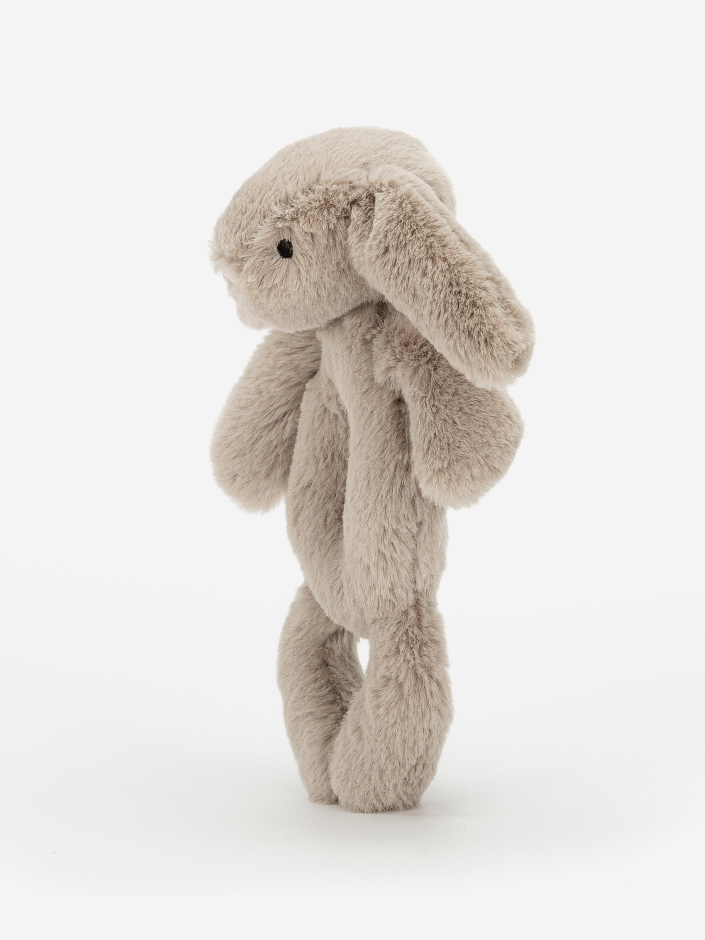 Bashful Beige Bunny Ring Rattle in Beige (18 CM)