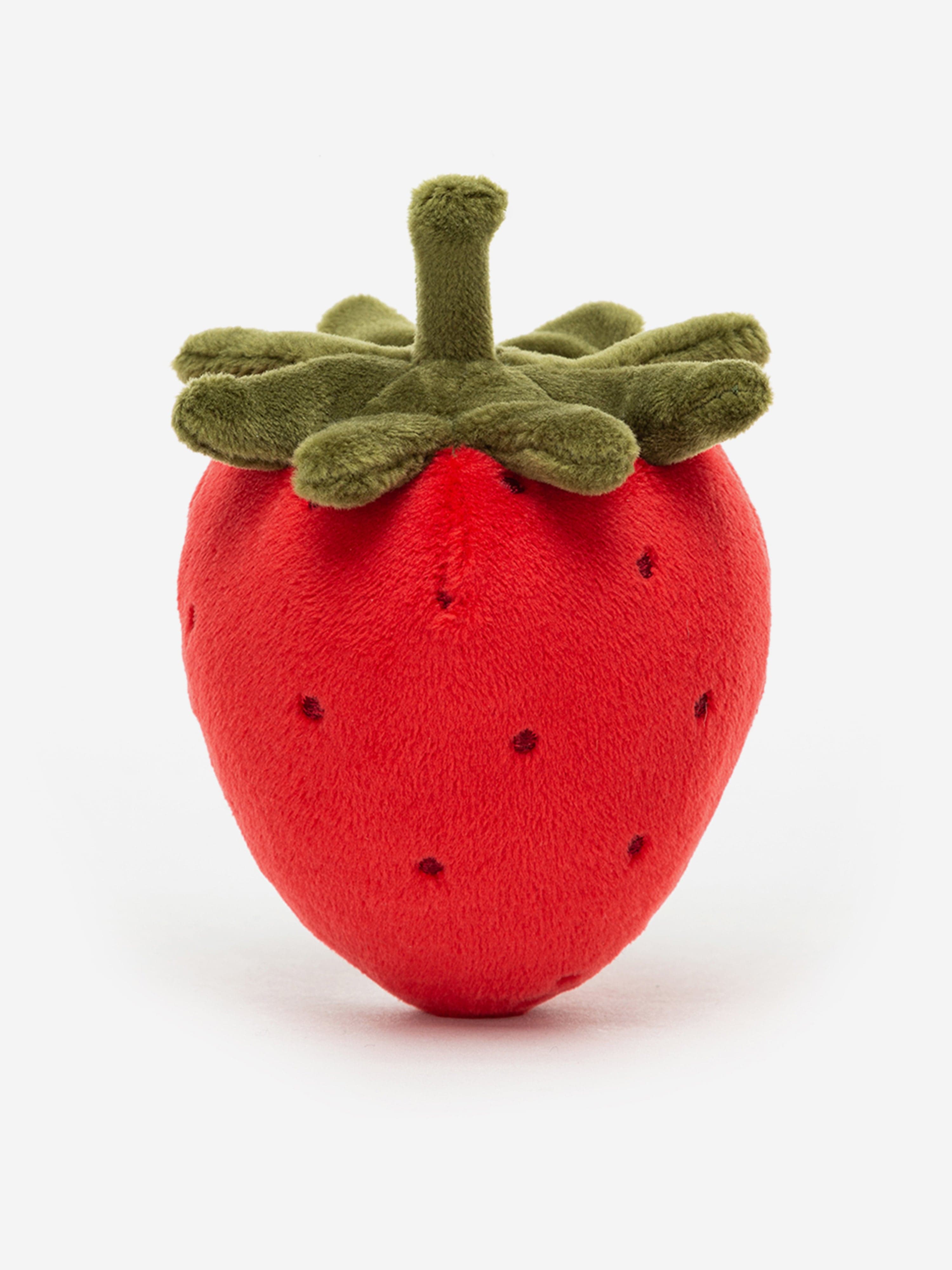 Fabulous Fruit Strawberry Soft Toy in Red (8 CM)