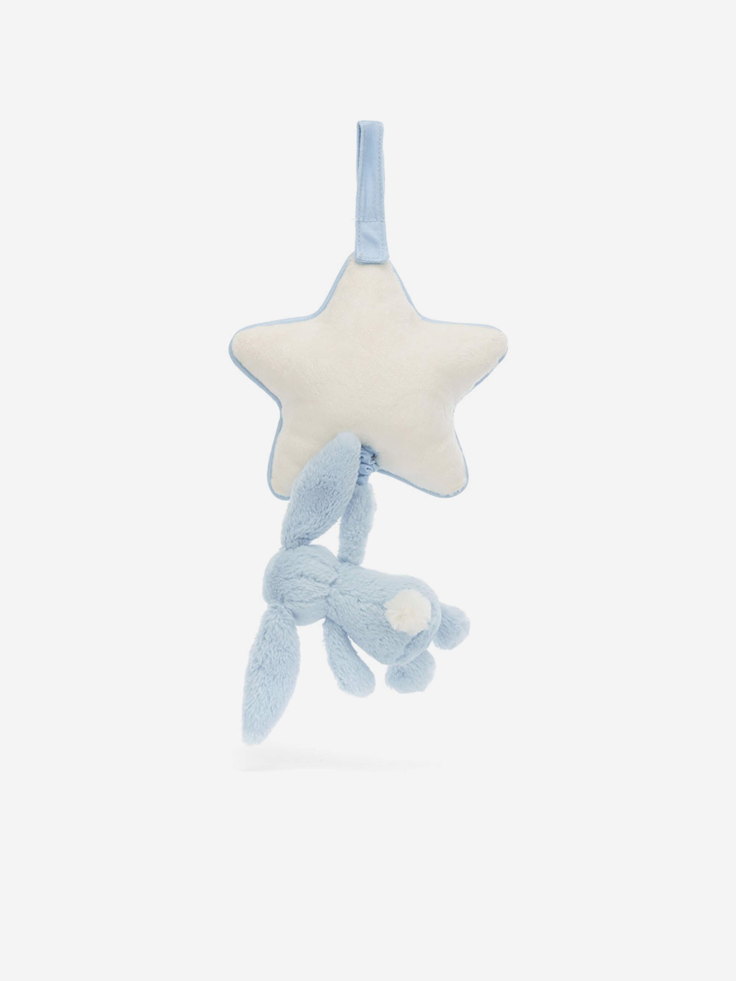 Bashful Bunny Musical Pull in Blue (30 CM)