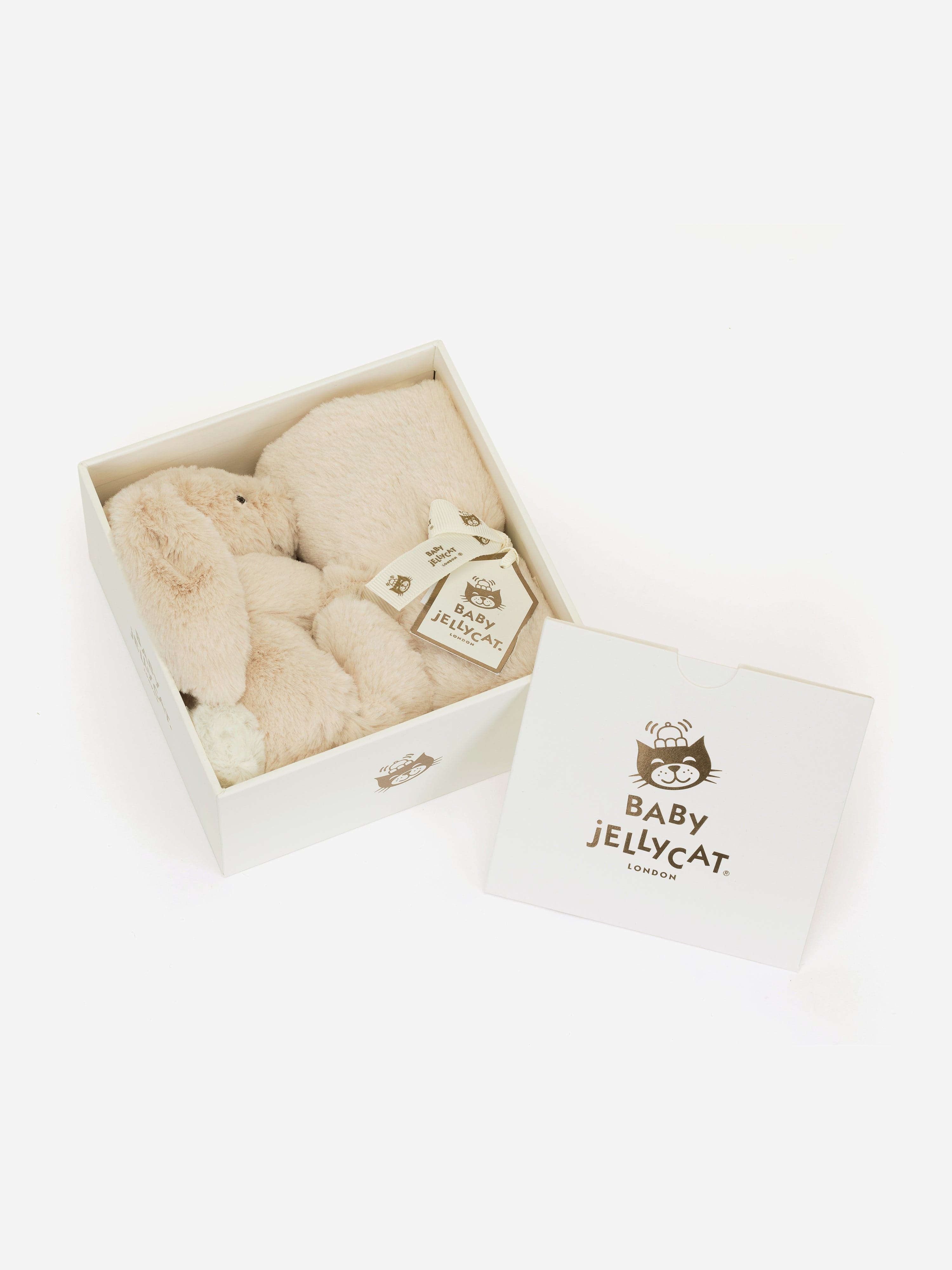 Bashful Luxe Willow Bunny Soother in Ivory (34 CM)