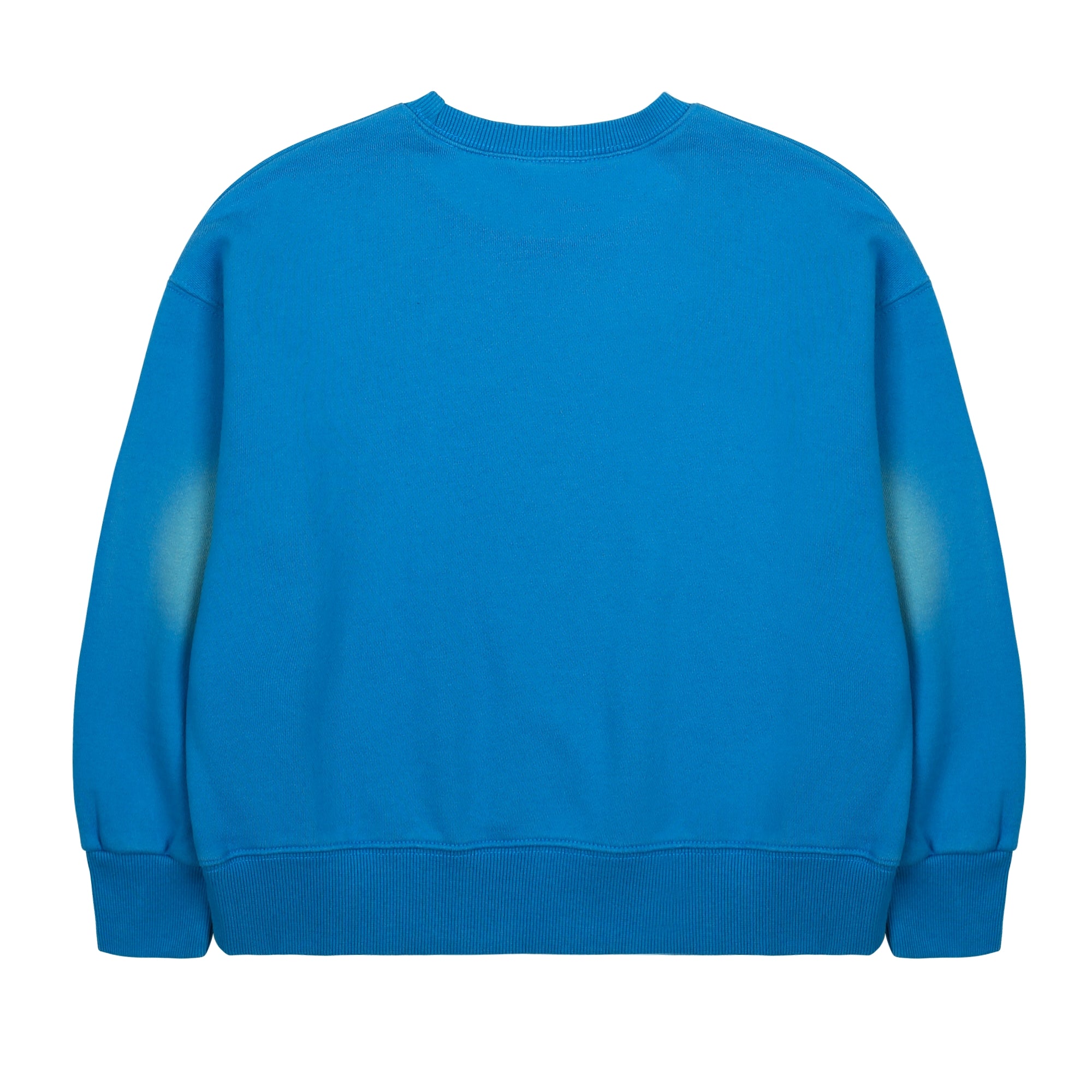 Boys & Girls Blue Printed Cotton Sweatshirt