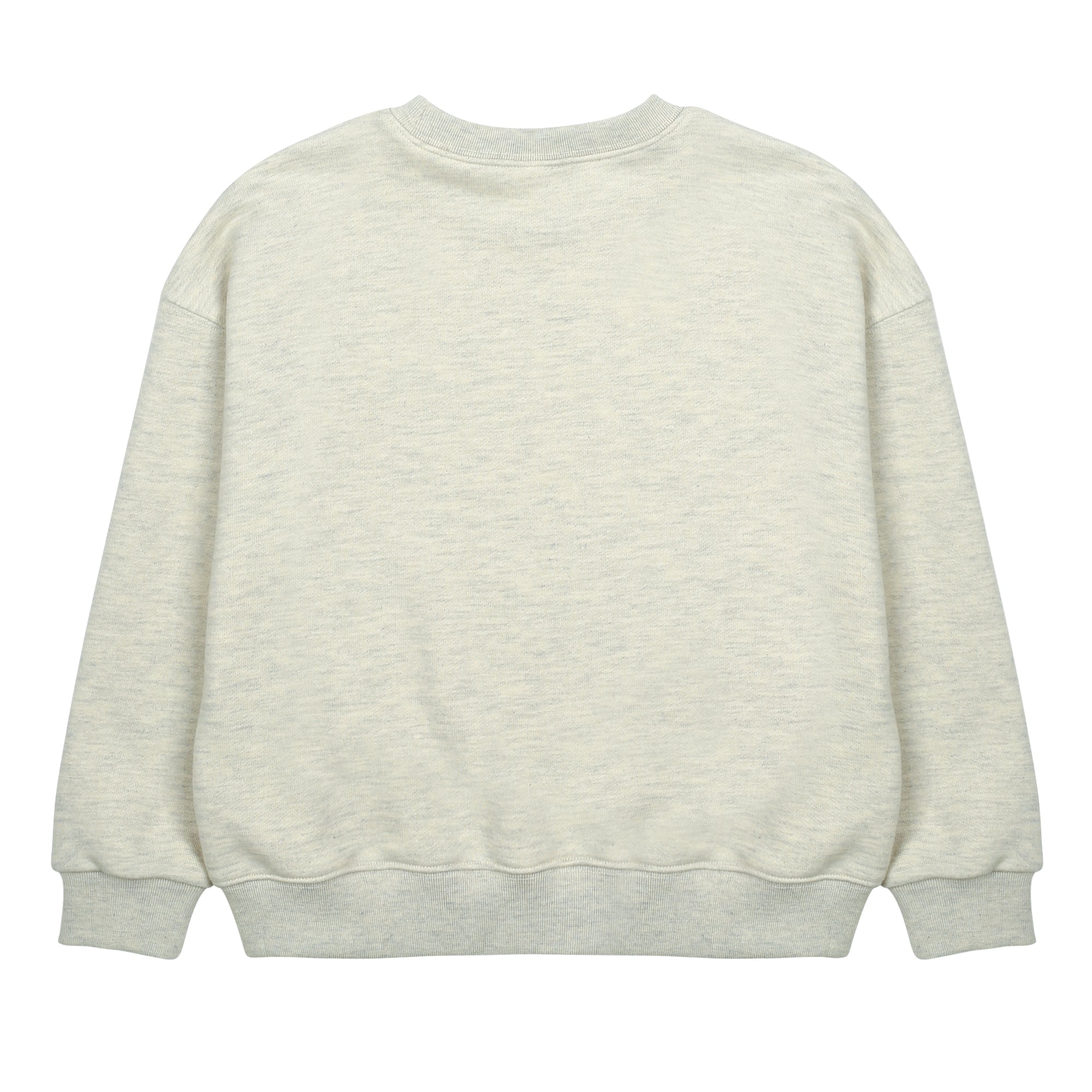 Boys & Girls Beige Printed Cotton Sweatshirt