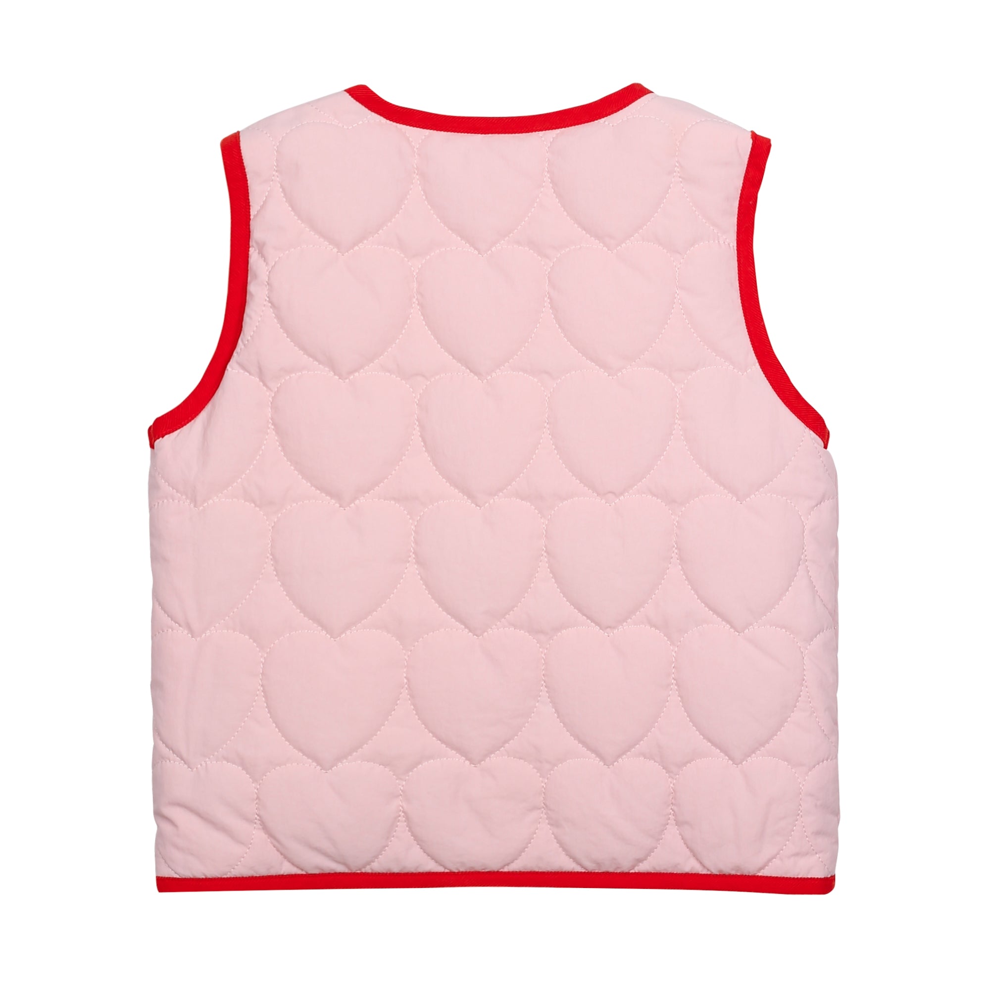 Girls Pink Reversible Gilet