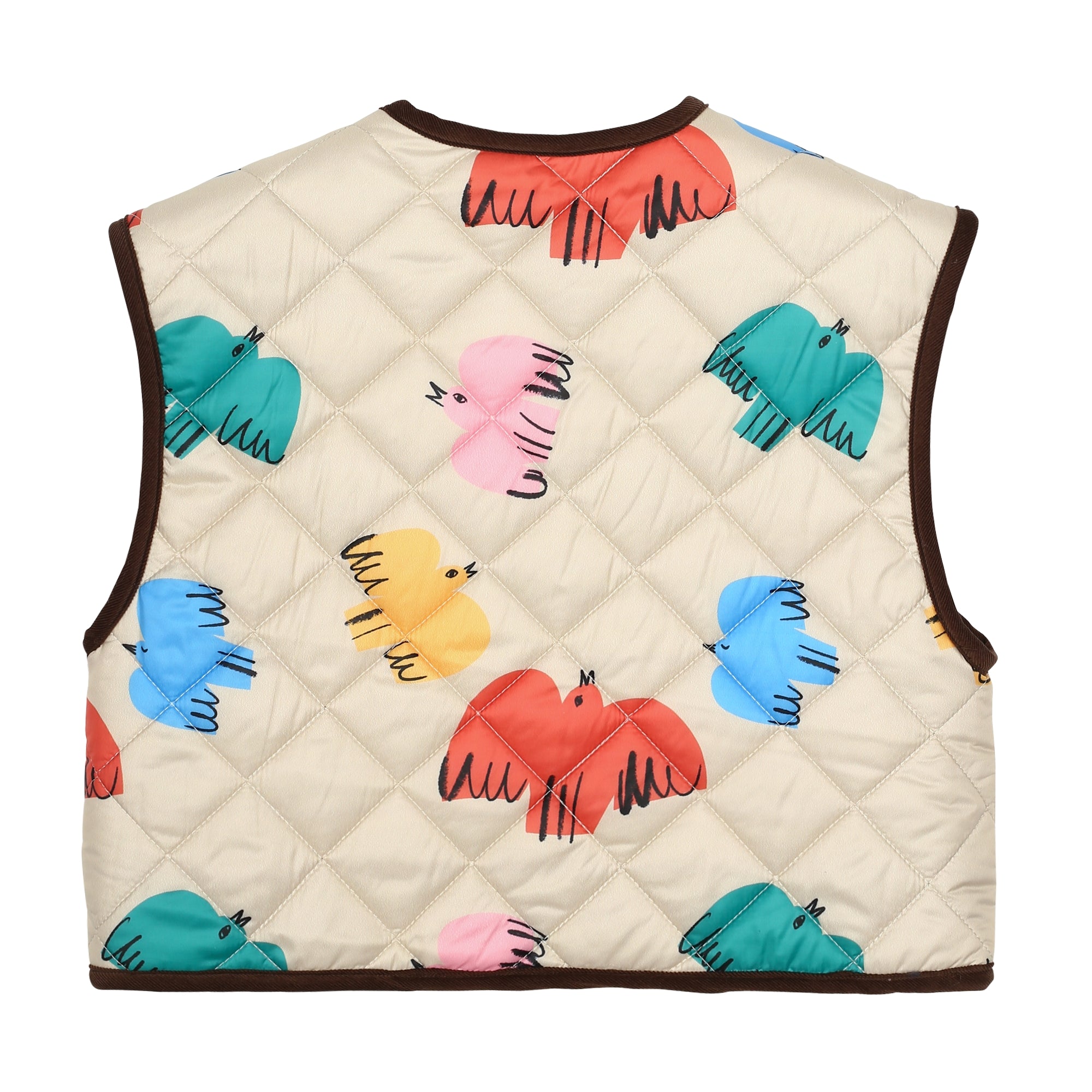 Boys & Girls Beige Reversible Gilet