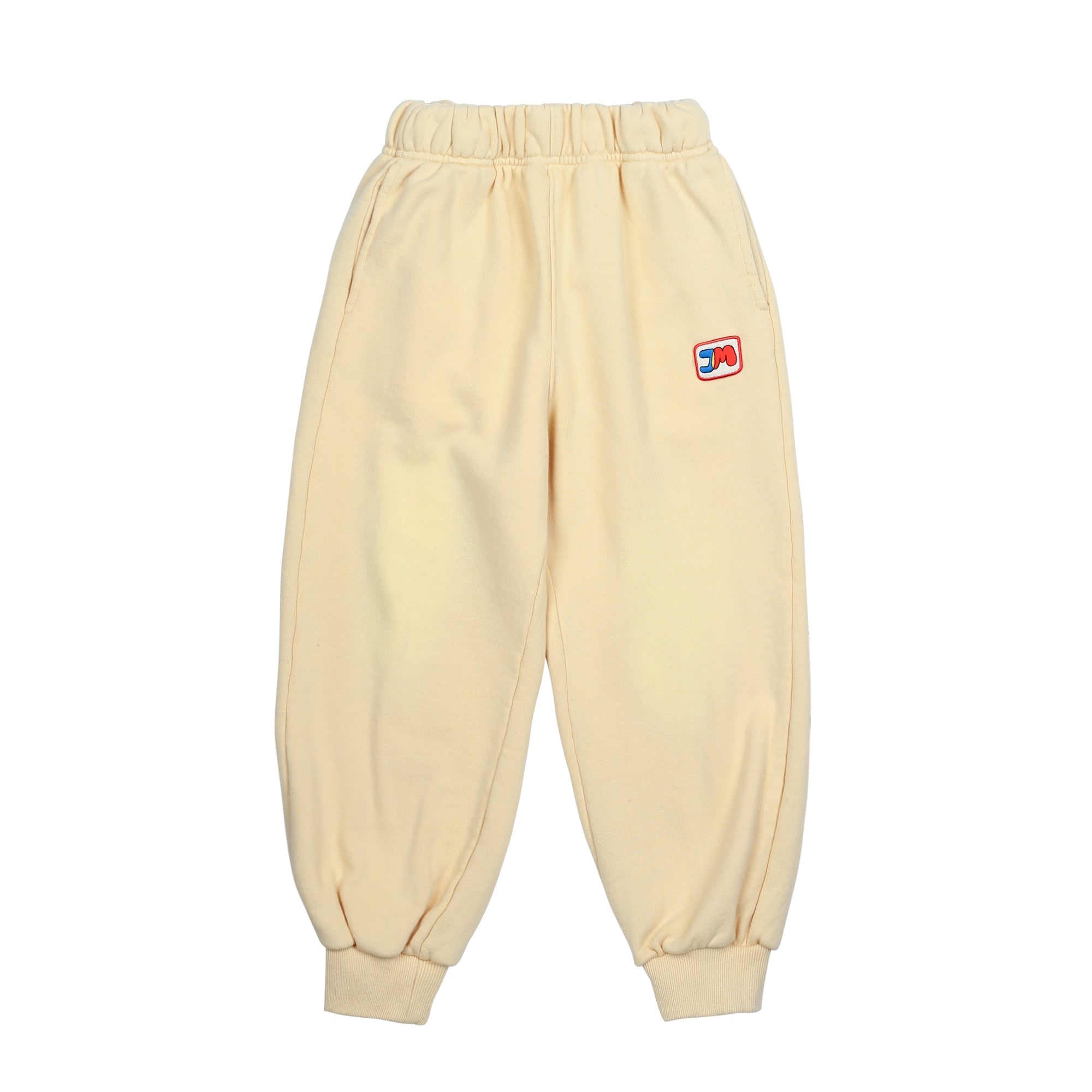 Boys & Girls Pale Yellow Cotton Trousers