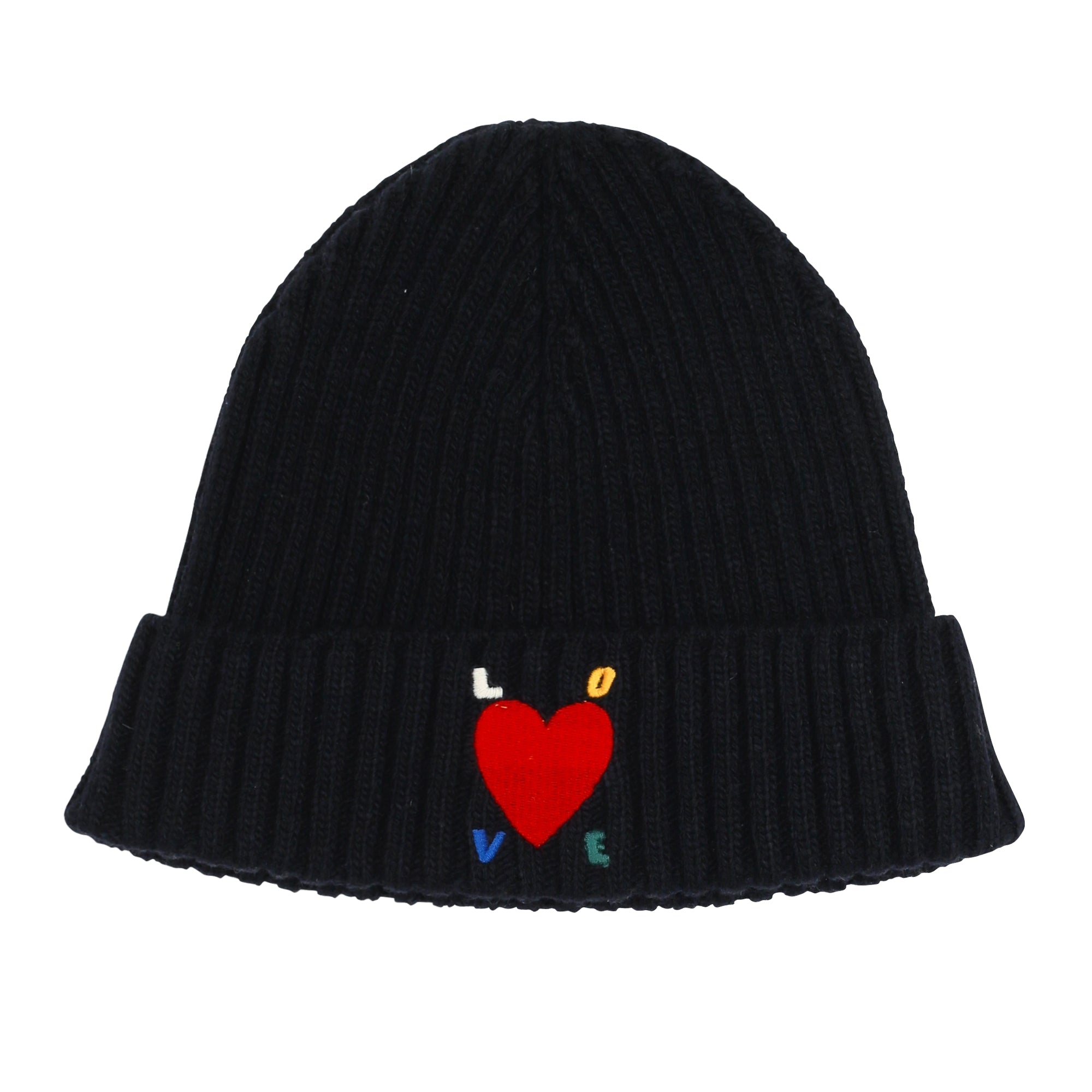 Boys & Girls Black Wool Hat