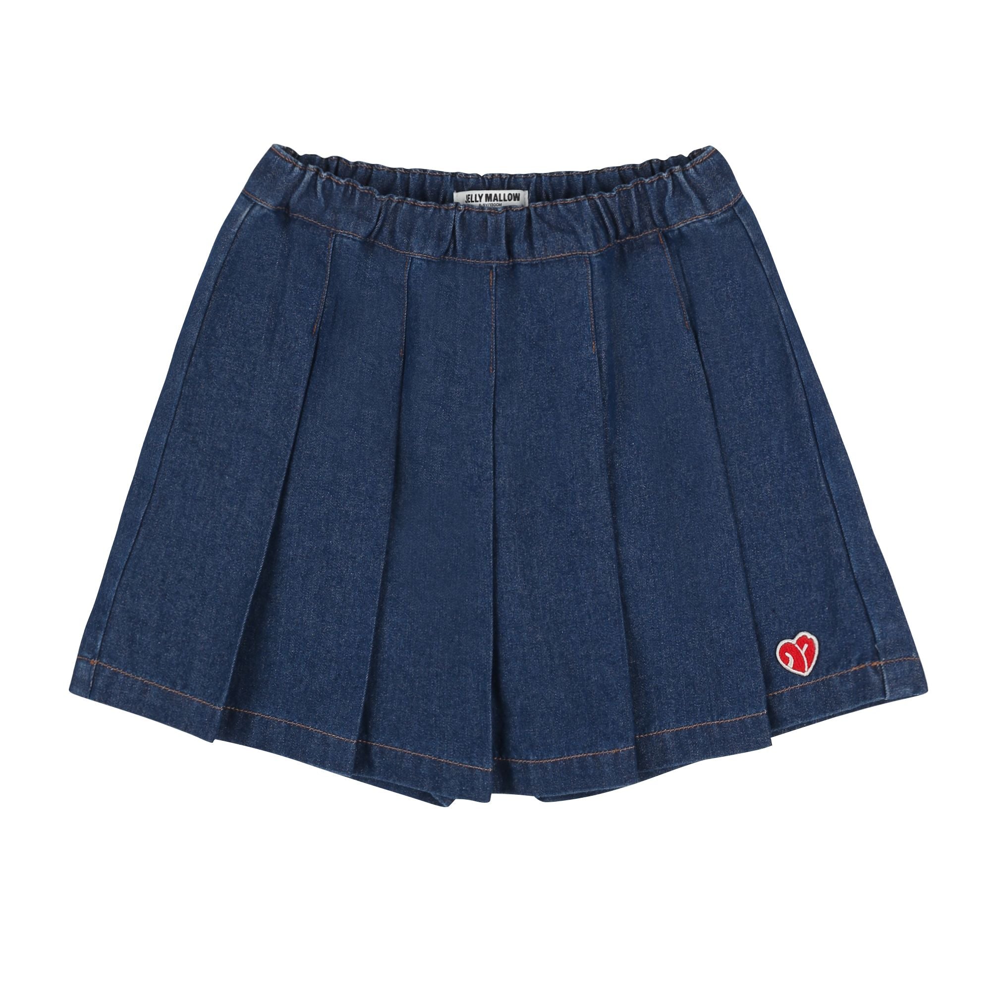 Girls Dark Blue Denim Skirt