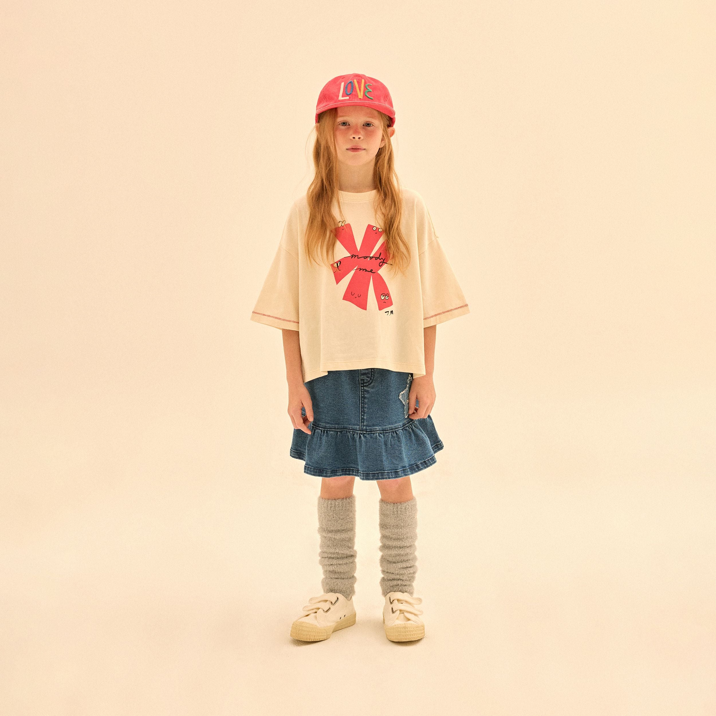 Girls Blue Denim Skirt