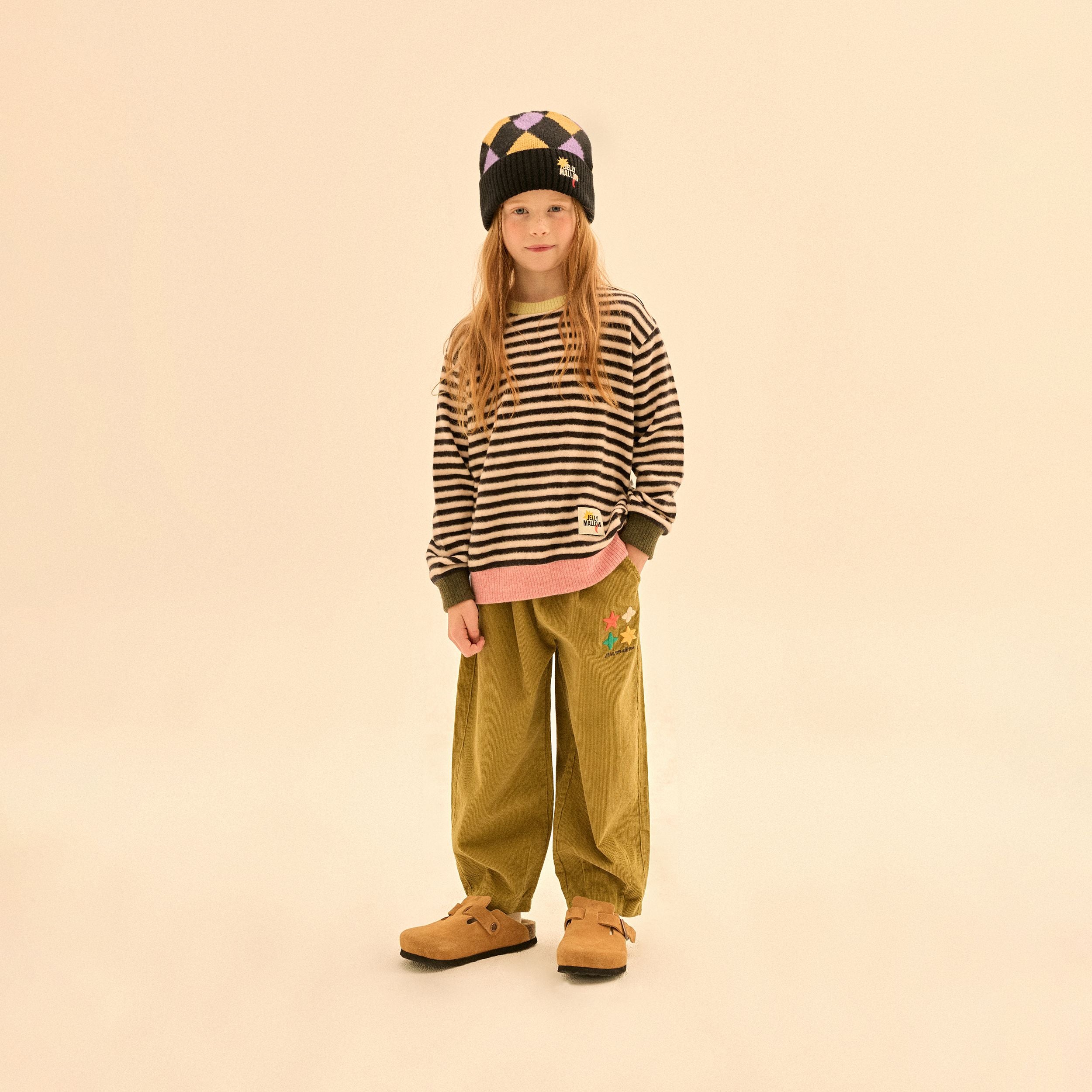 Boys & Girls Black Stripes Knit Sweater