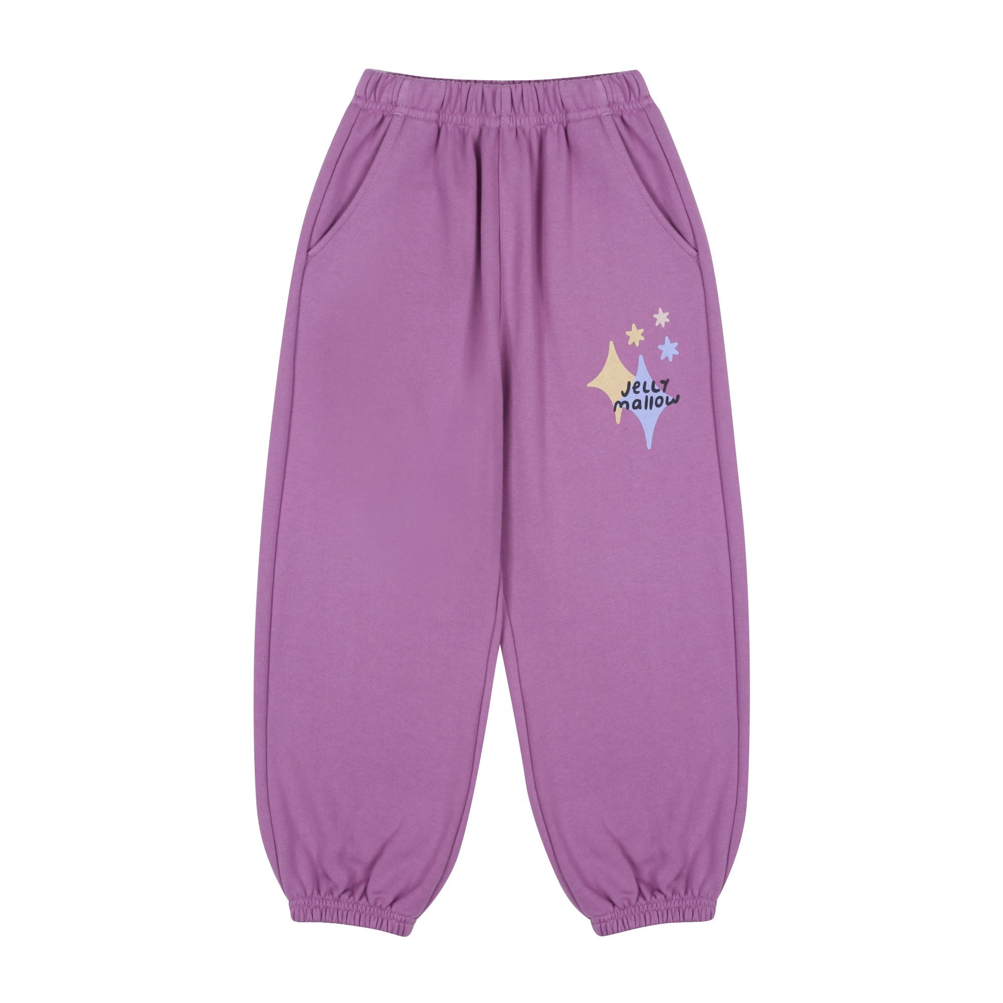 Boys & Girls Purple Cotton Trousers