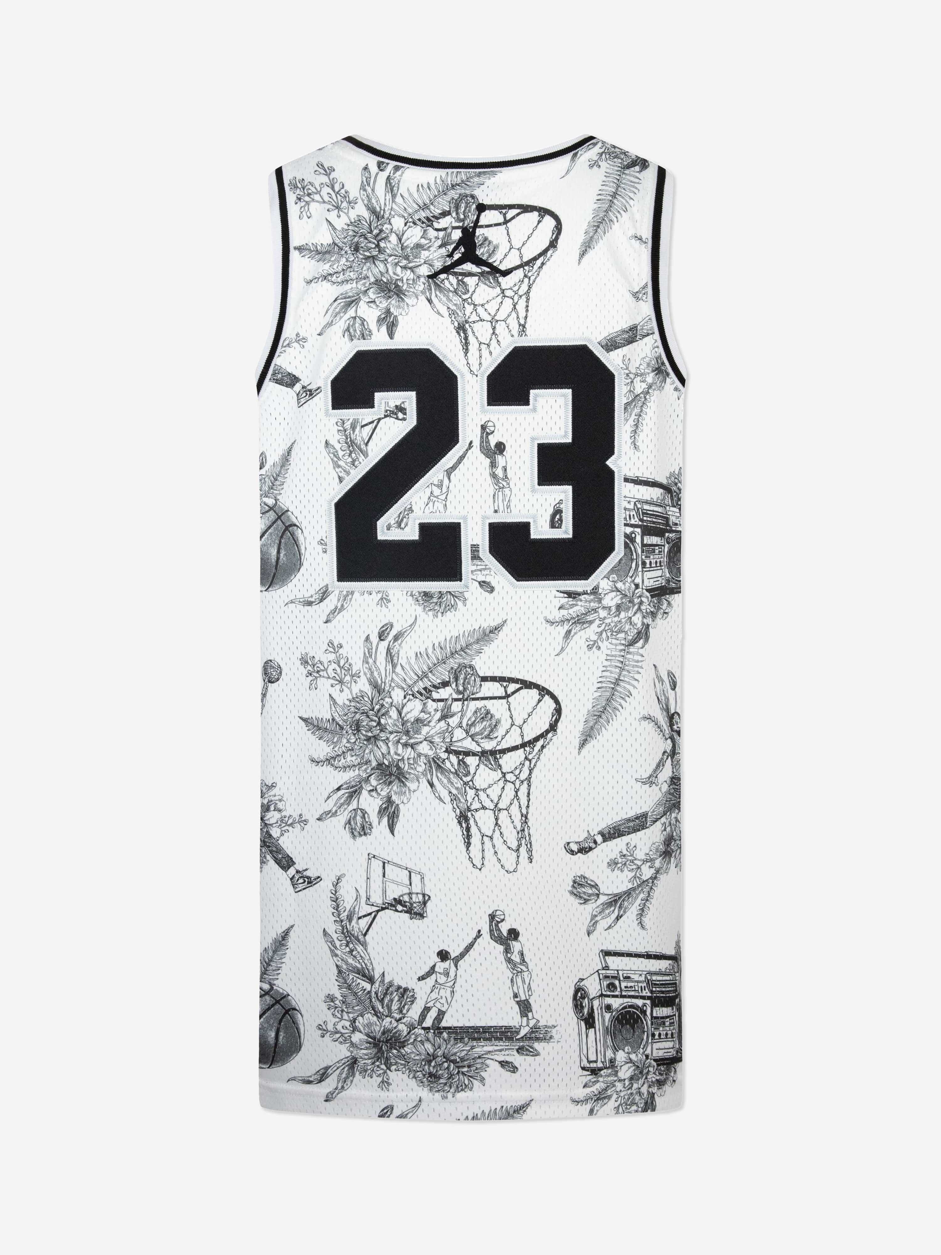 Jordan Kids Jordan 23 AOP Jersey in White