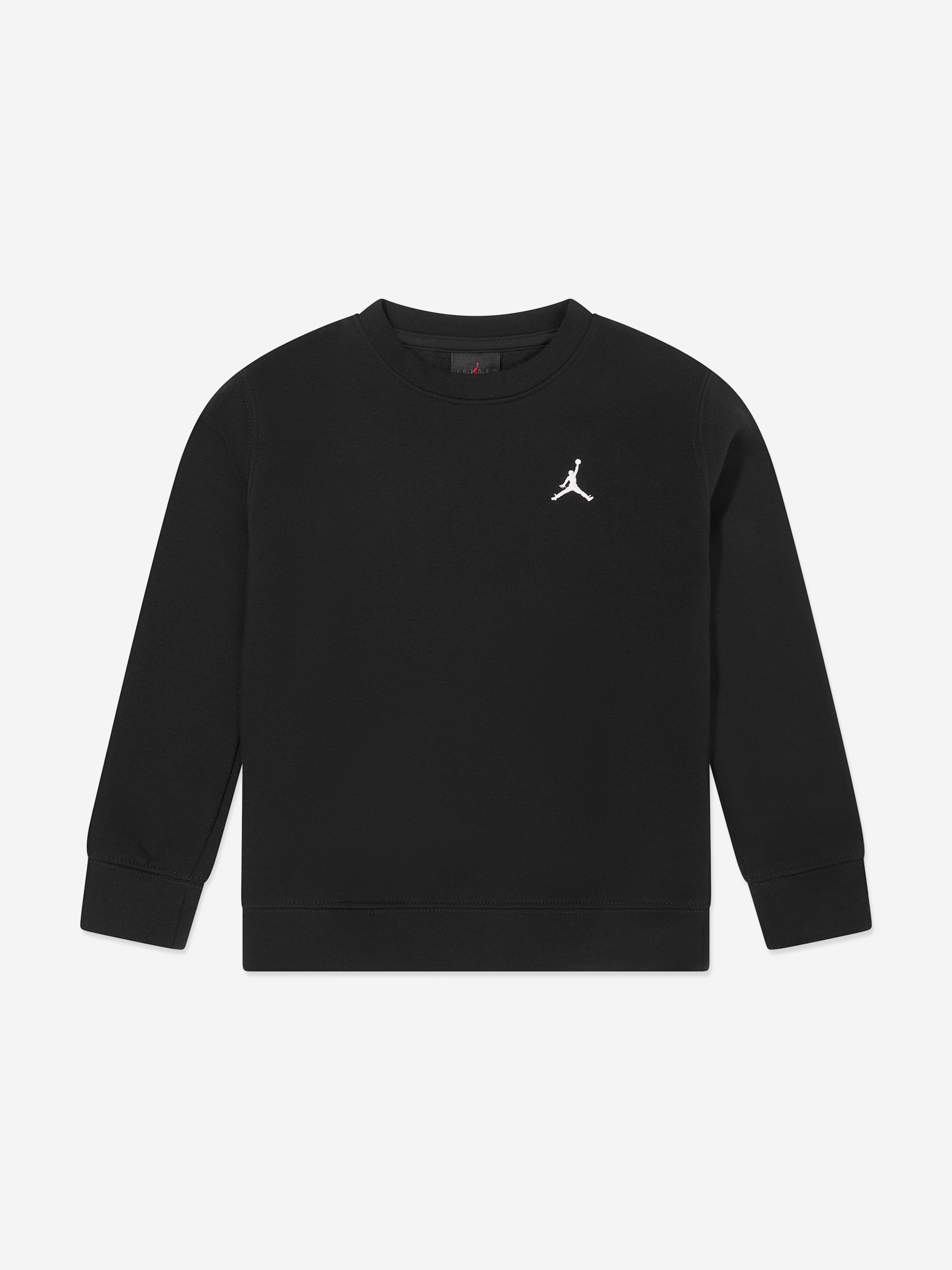 Boys Brooklyn Fleece Essential Sweatshirt in Black