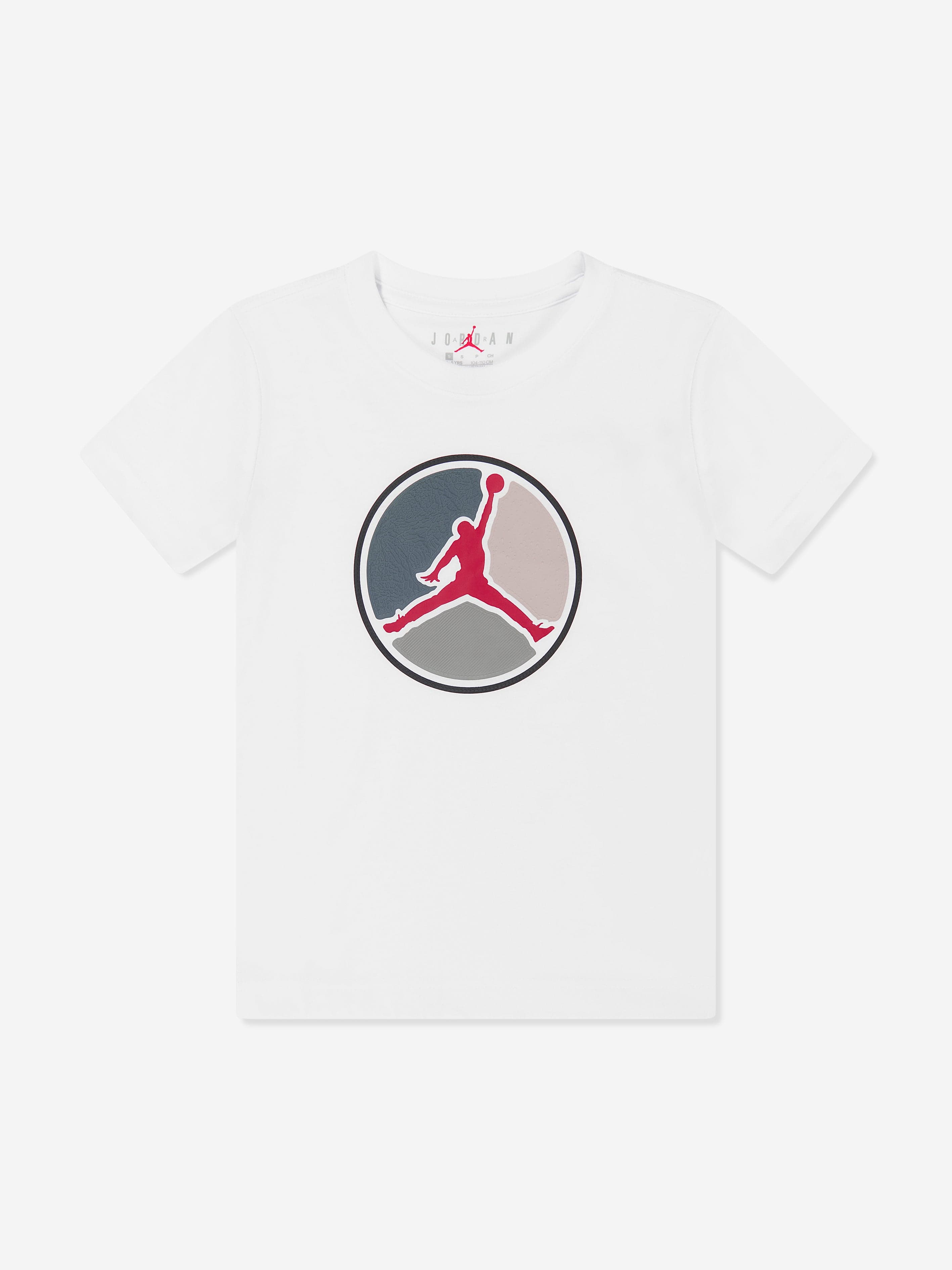 Boys Air Jordan HBR Ring T-Shirt in White