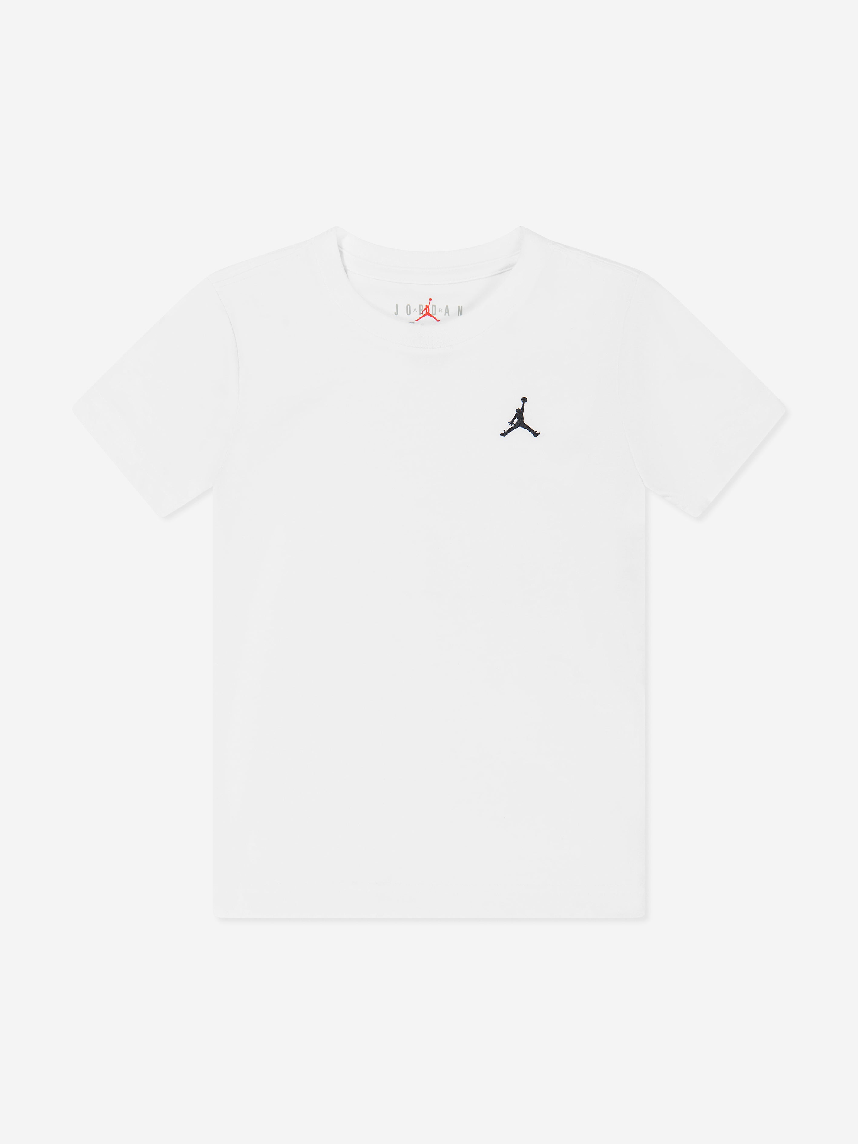 Boys Jumpman Air Embroidered T-Shirt in White