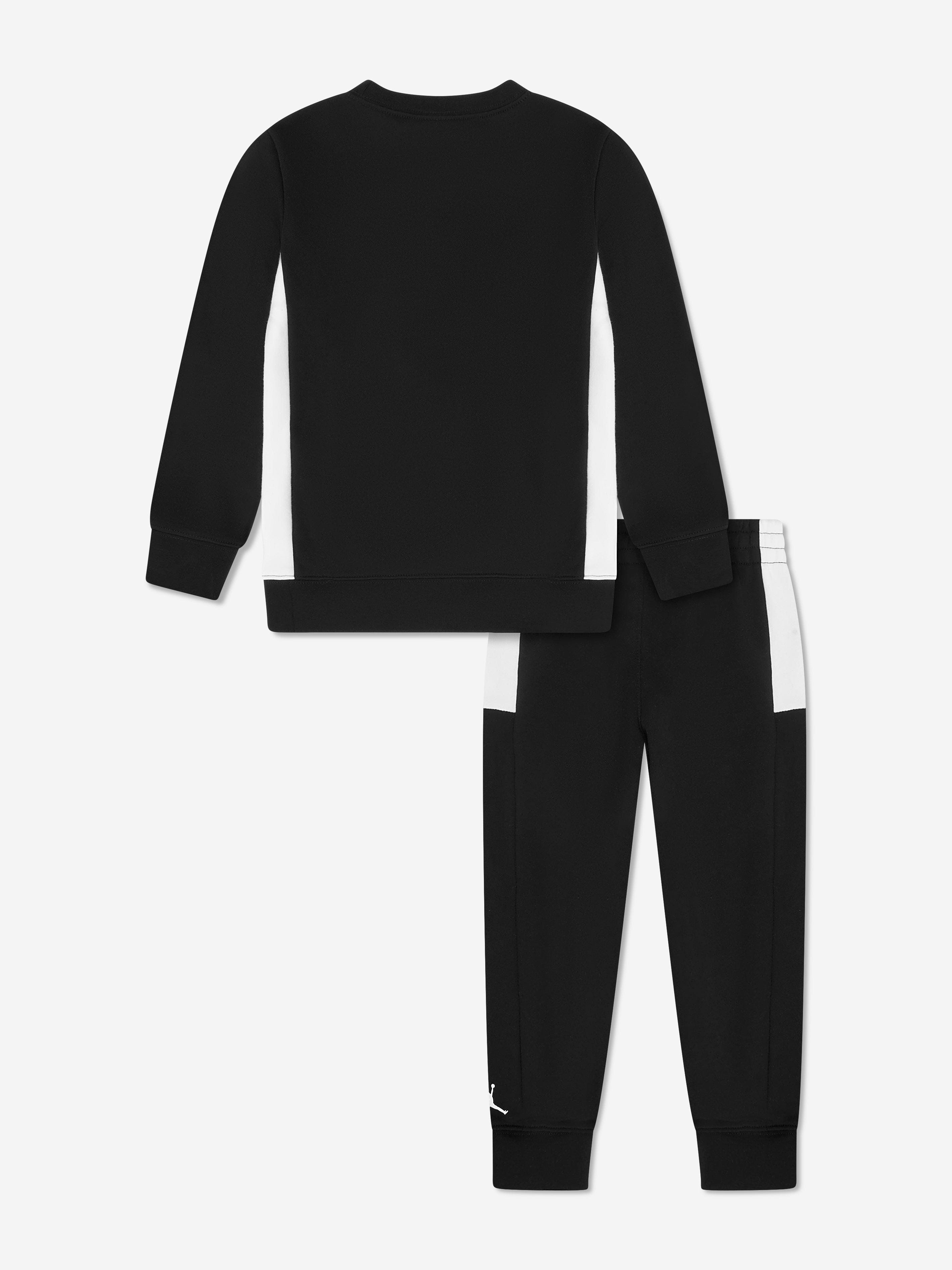 Boys Jumpman Team Blocked Tracksuit in Black