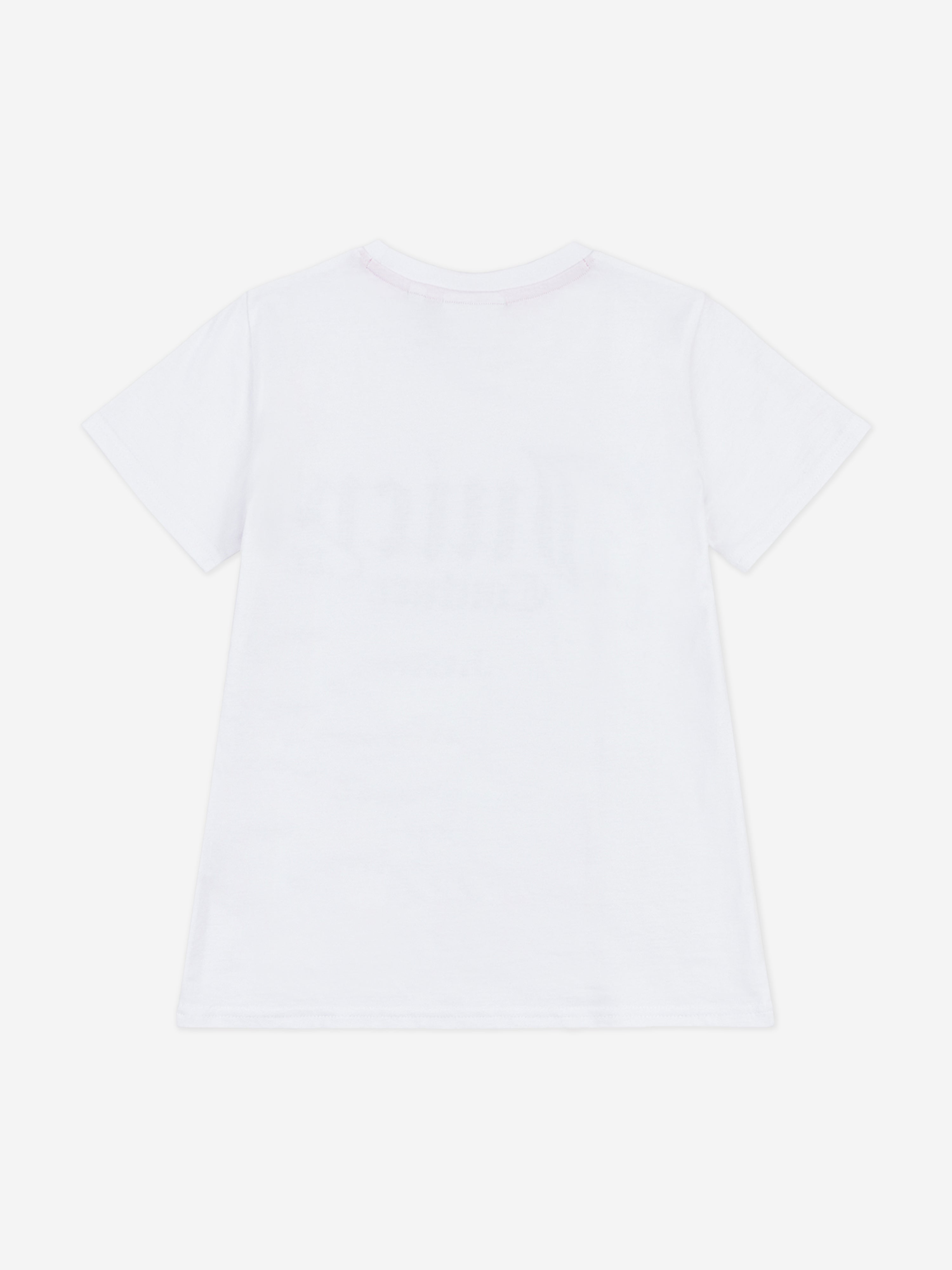 Juicy Couture Girls Diamante Logo Fitted T-Shirt in White