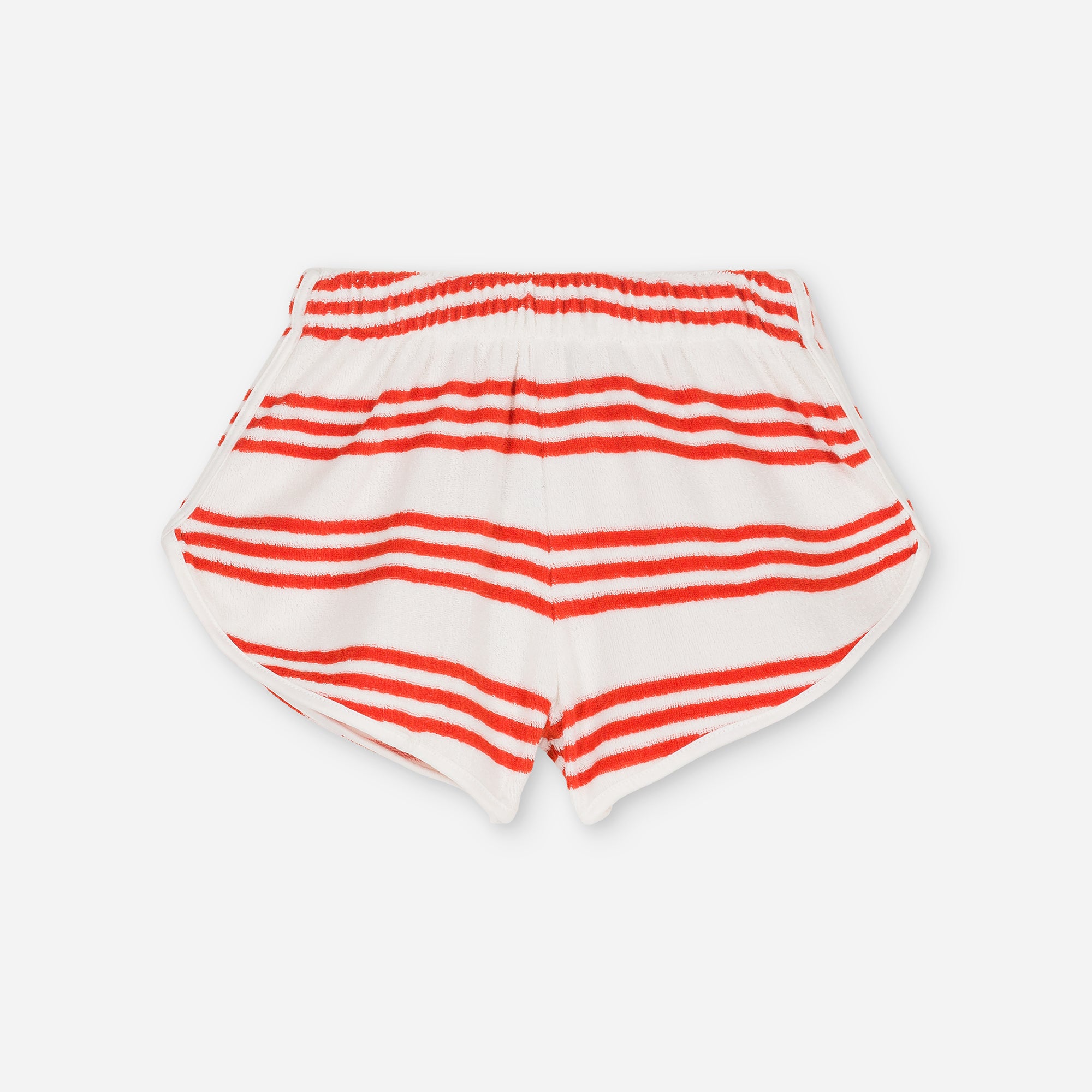 Boys & Girls Red Stripes Cotton Shorts