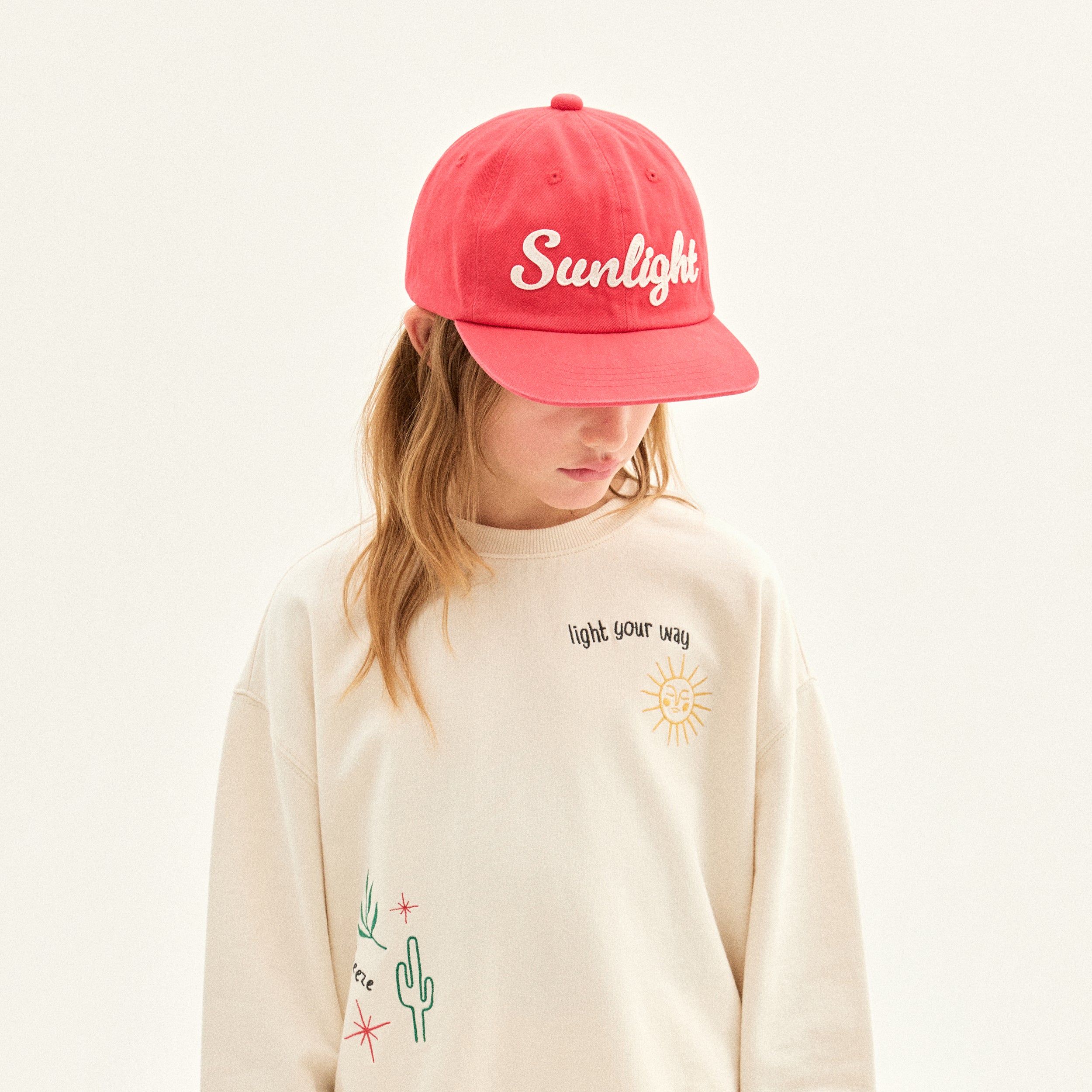 Boys & Girls Red Logo Baseball Cap