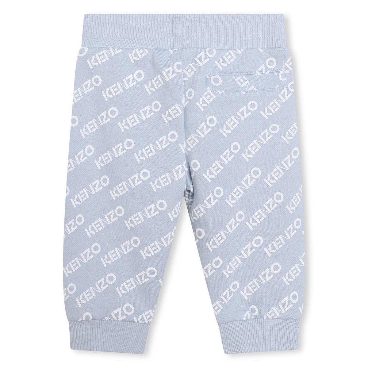 Baby Boys Light Blue Logo Trousers