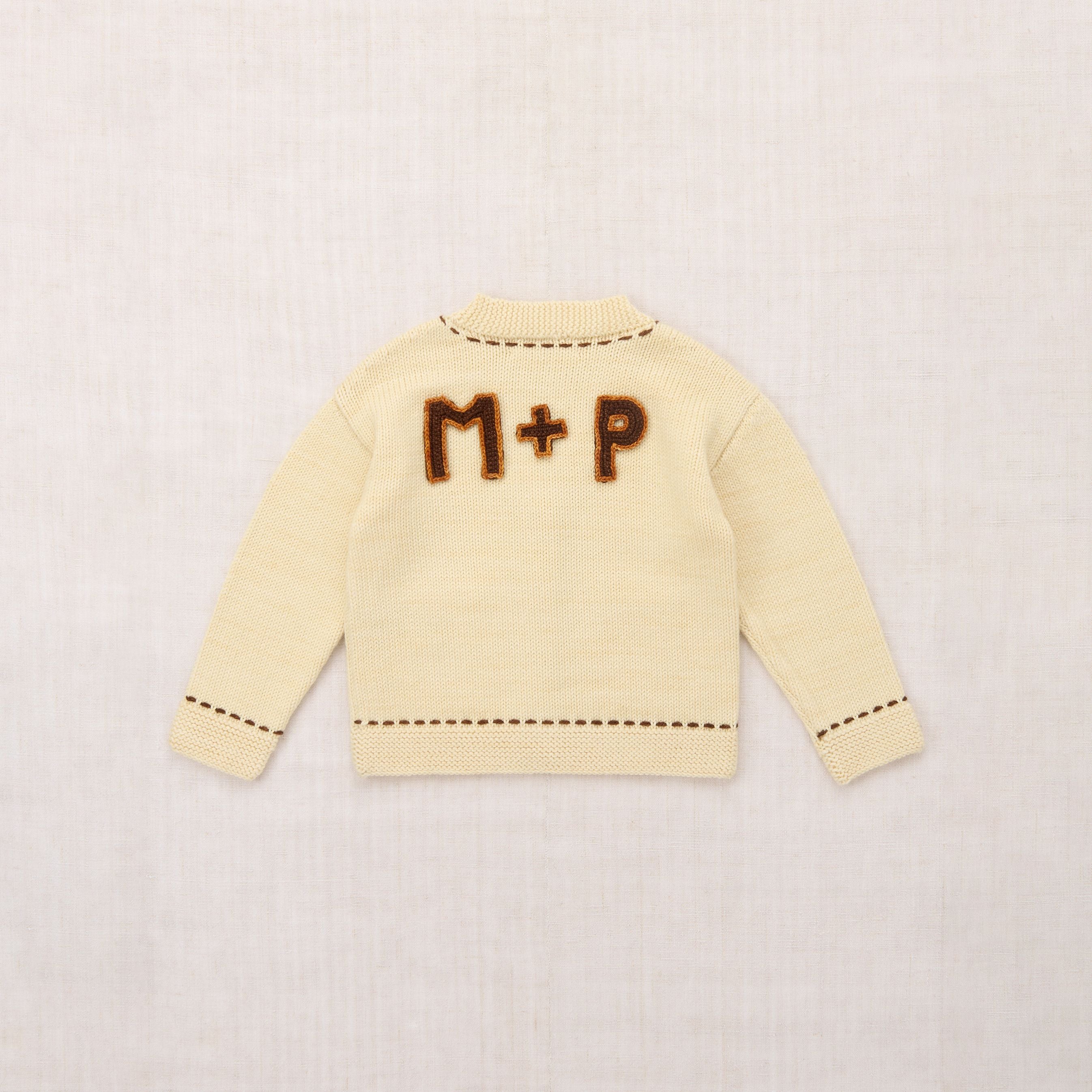 Boys & Girls White Wool Cardigan