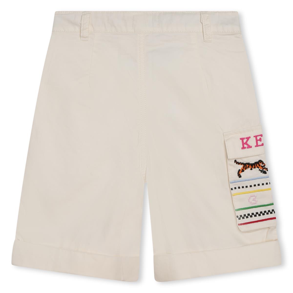 Boys & Girls White Shorts