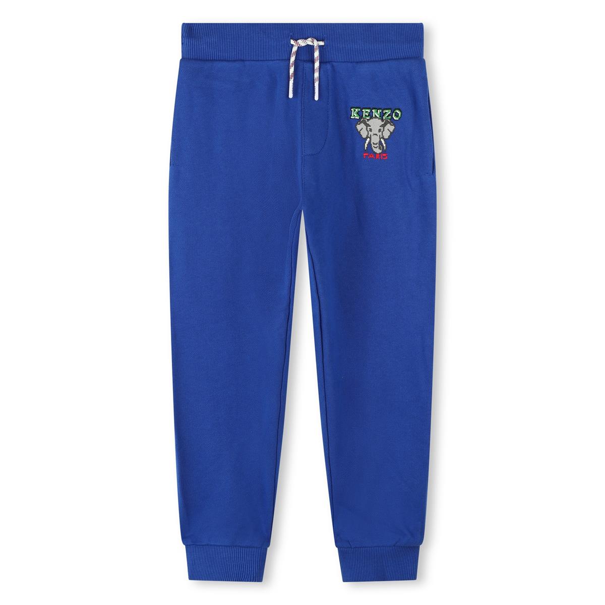 Boys Blue Cotton Trousers