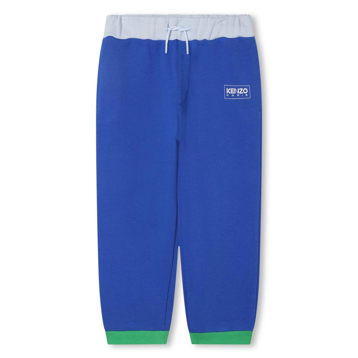 Boys Blue Cotton Trousers