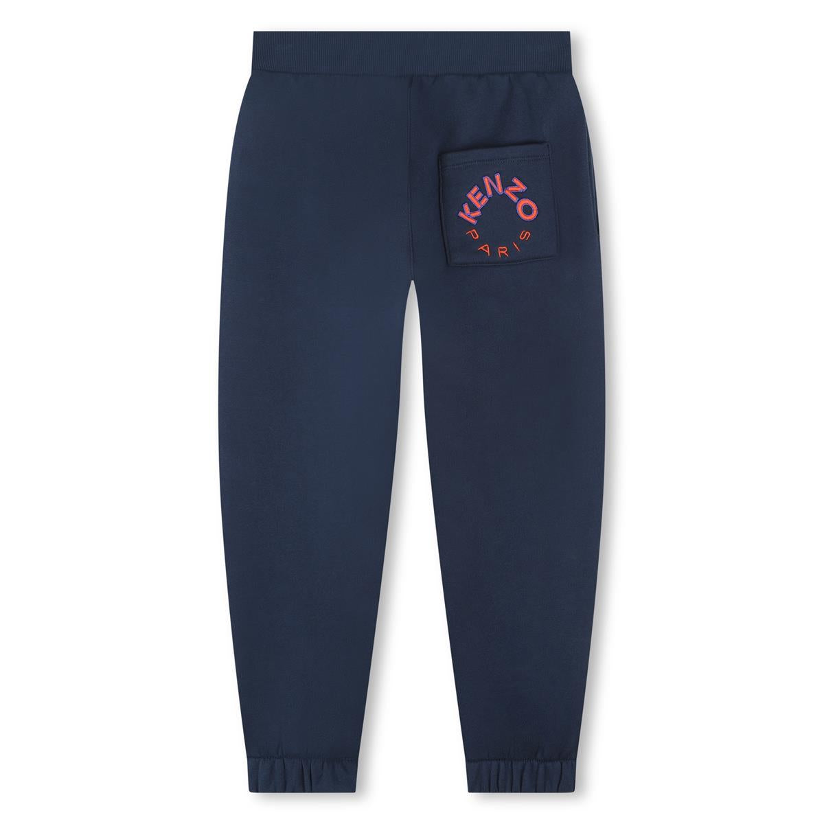 Boys Navy Cotton Trousers