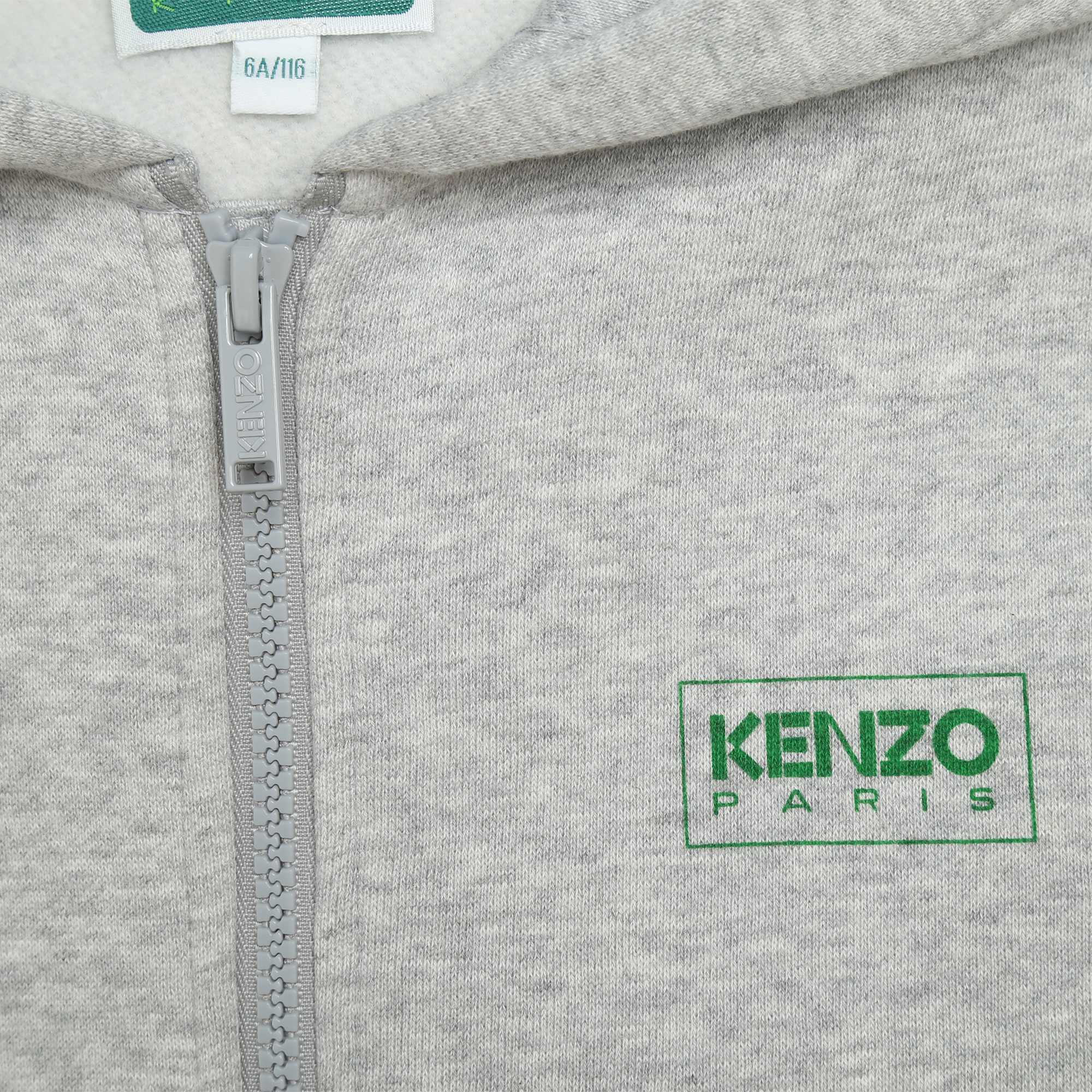 Boys Grey Zip-Up Top
