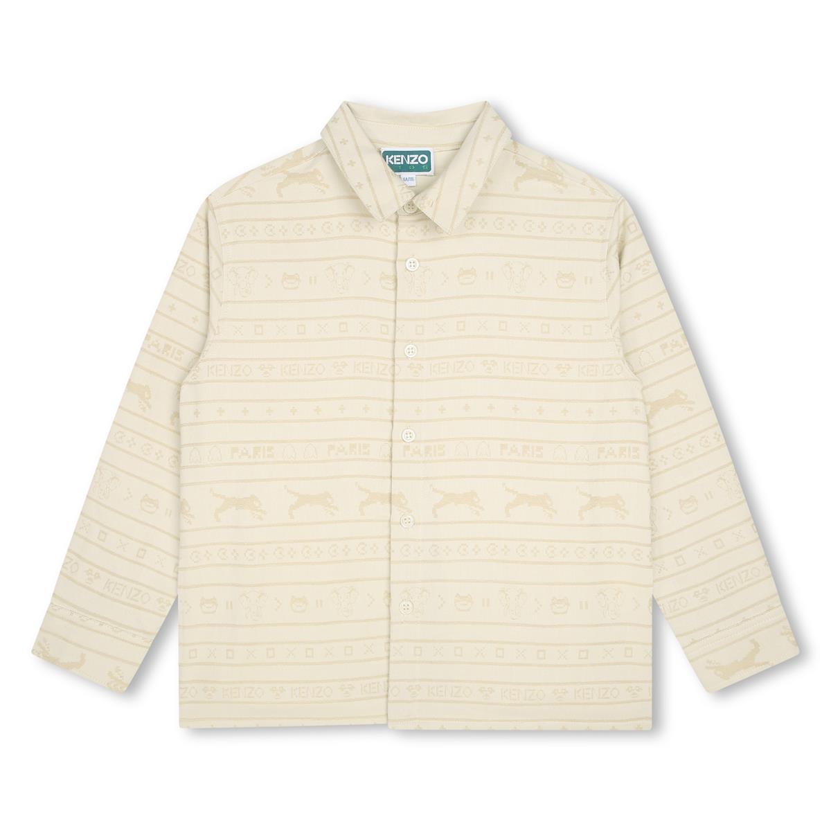 Boys White Logo Shirt