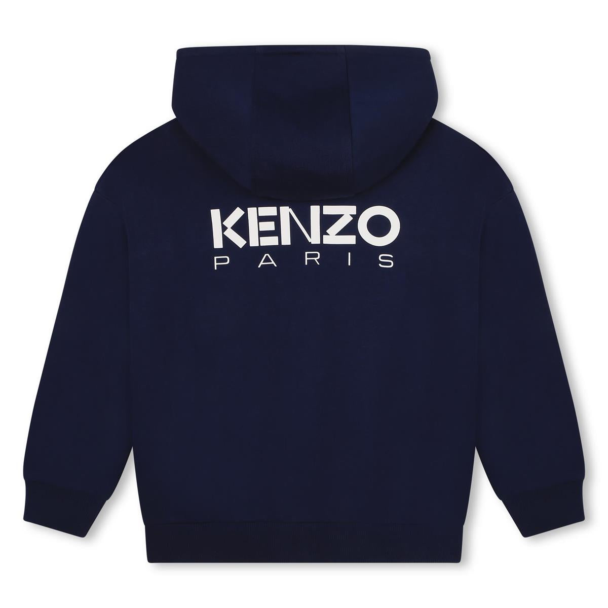 Boys Blue Flower Cotton Sweatshirt