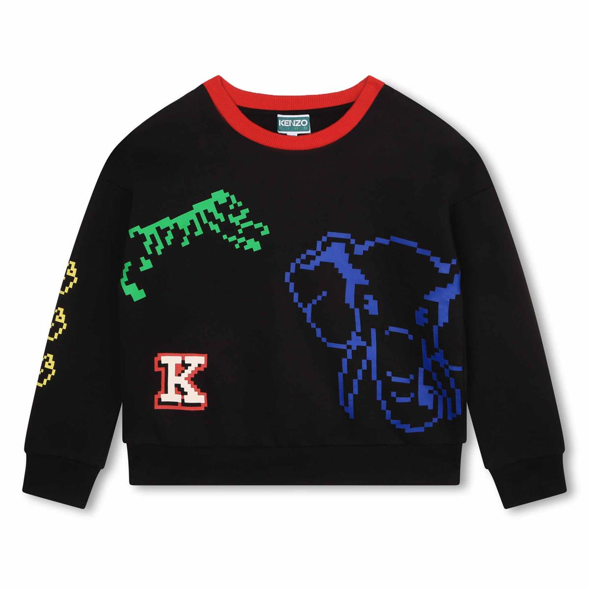 Boys Navy Cotton Sweatshirt