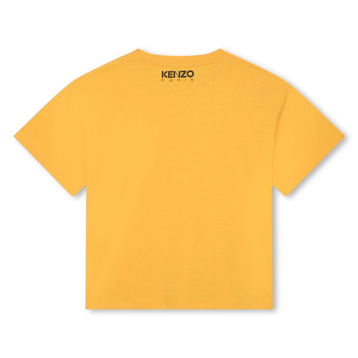Boys Yellow Cotton T-Shirt