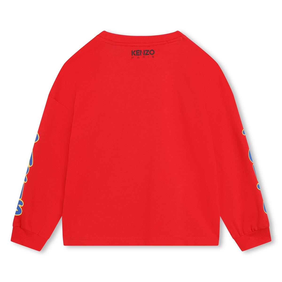 Boys Red Logo Cotton T-Shirt