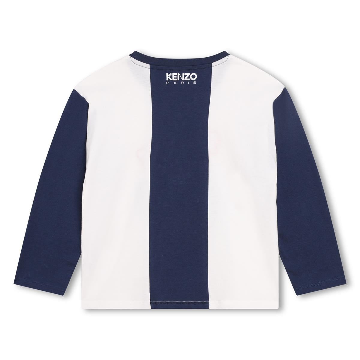 Boys Blue Logo Cotton T-Shirt