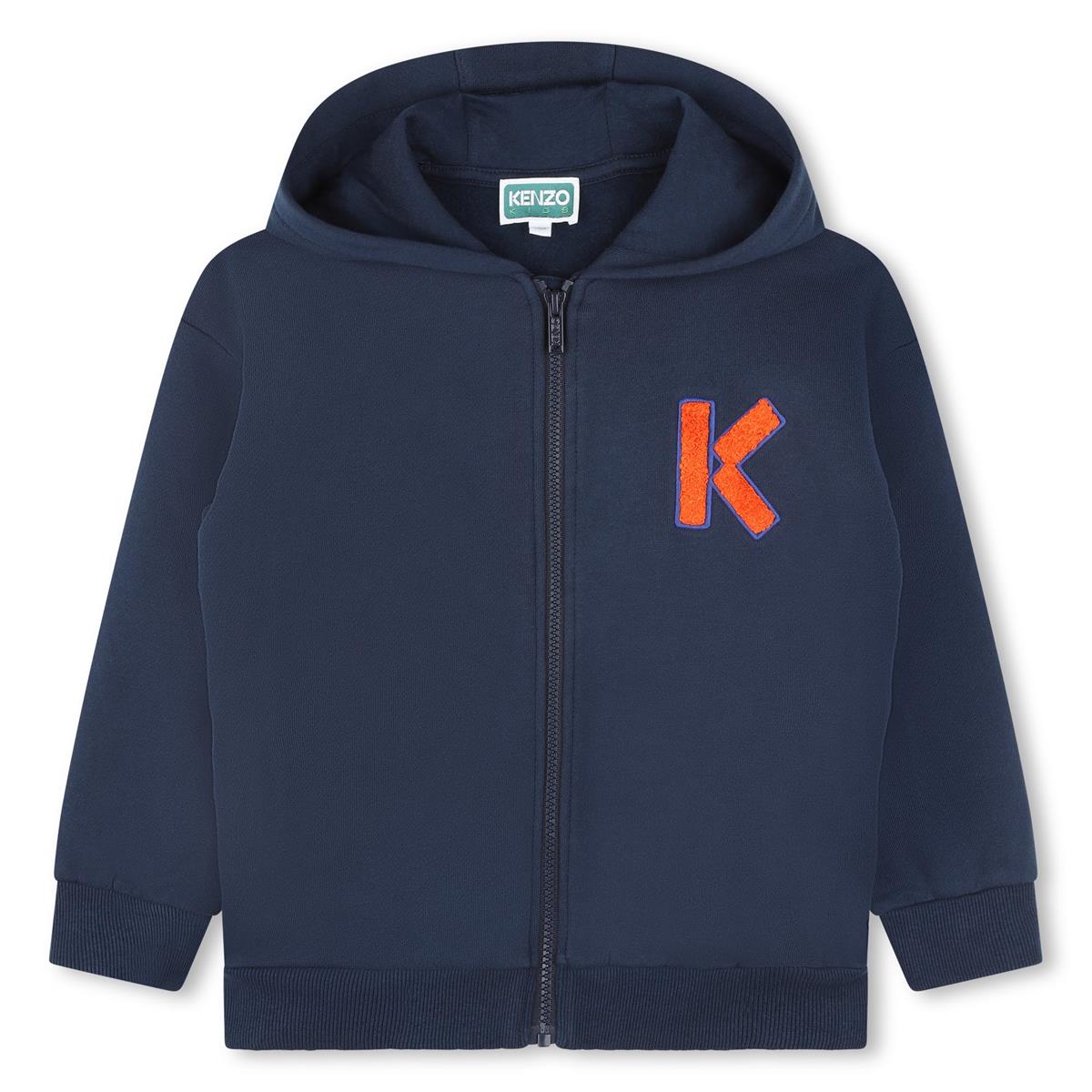 Boys & Girls Navy Zip-Up Top