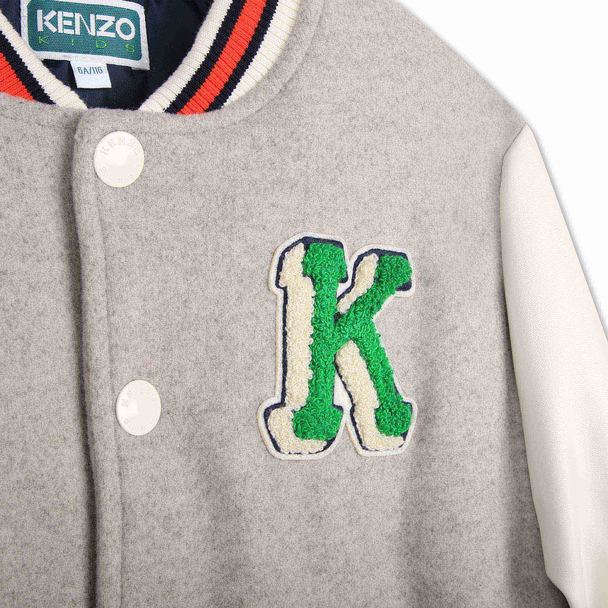 Boys Grey Padded Jacket