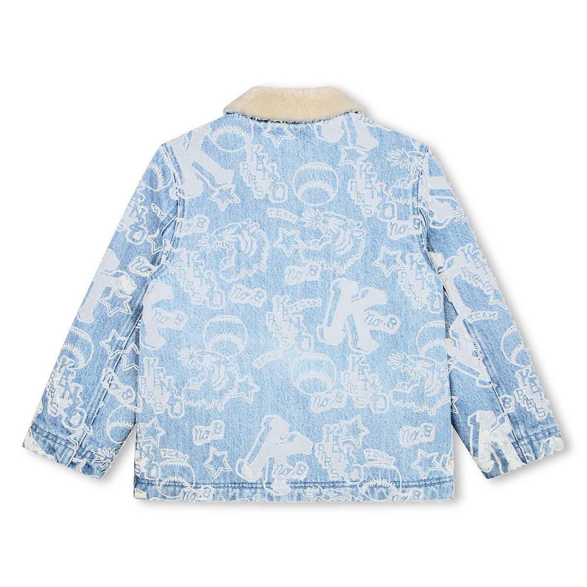 Boys Light Blue Denim Coat