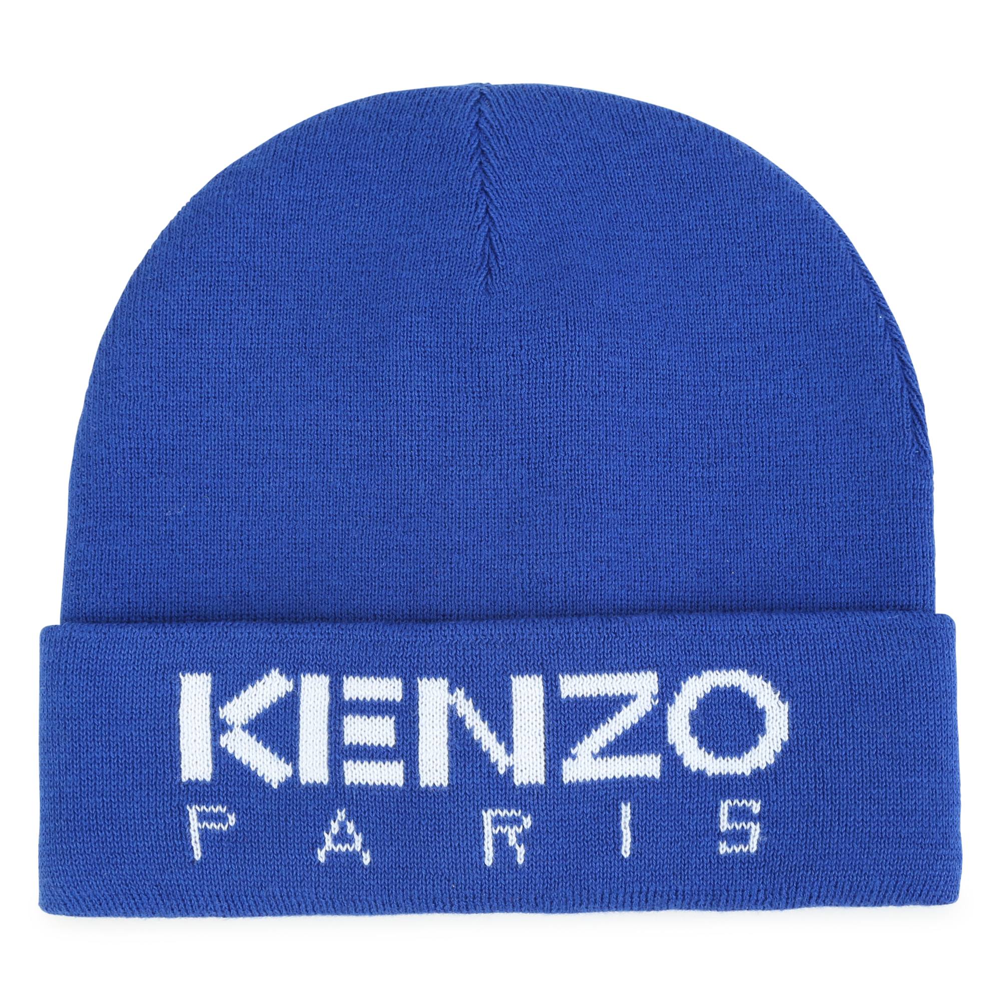 Boys & Girls Blue Logo Knit Hat