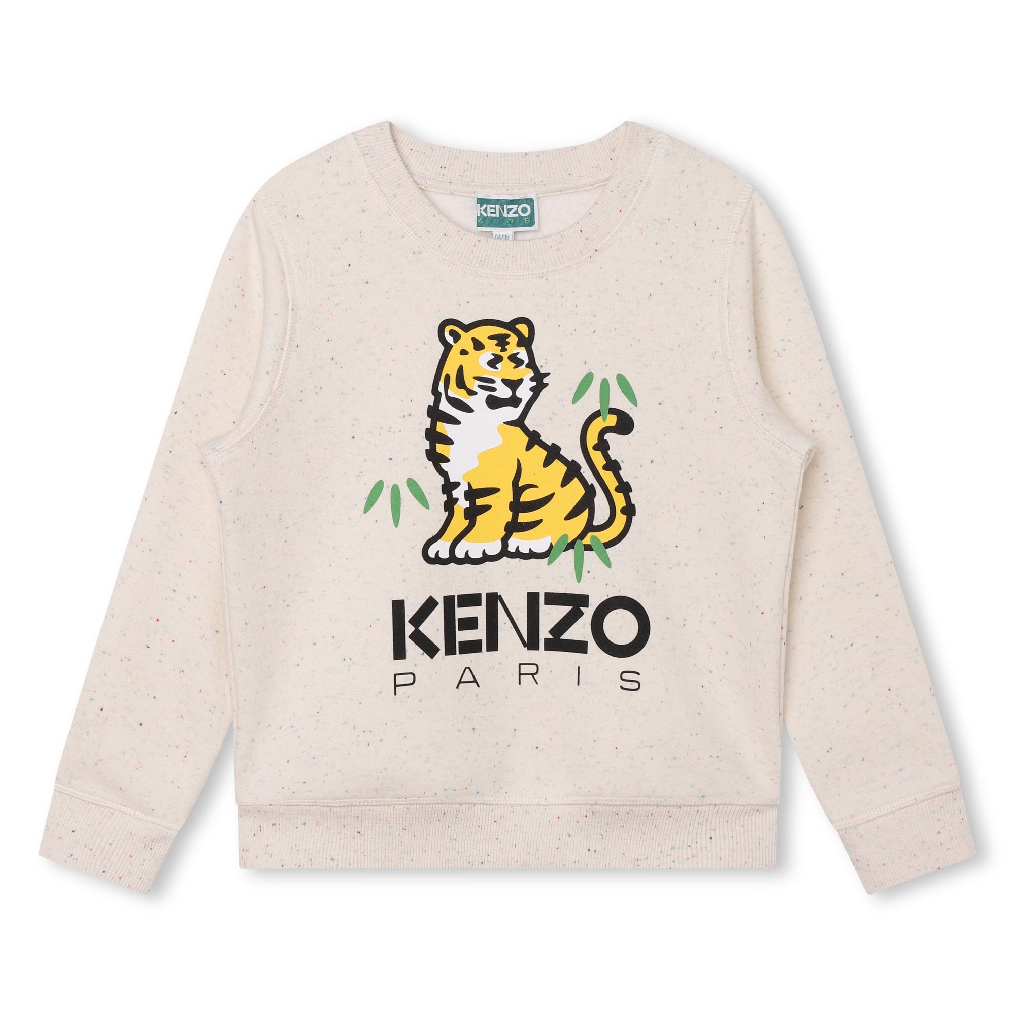 Boys & Girls White Logo Sweatshirt